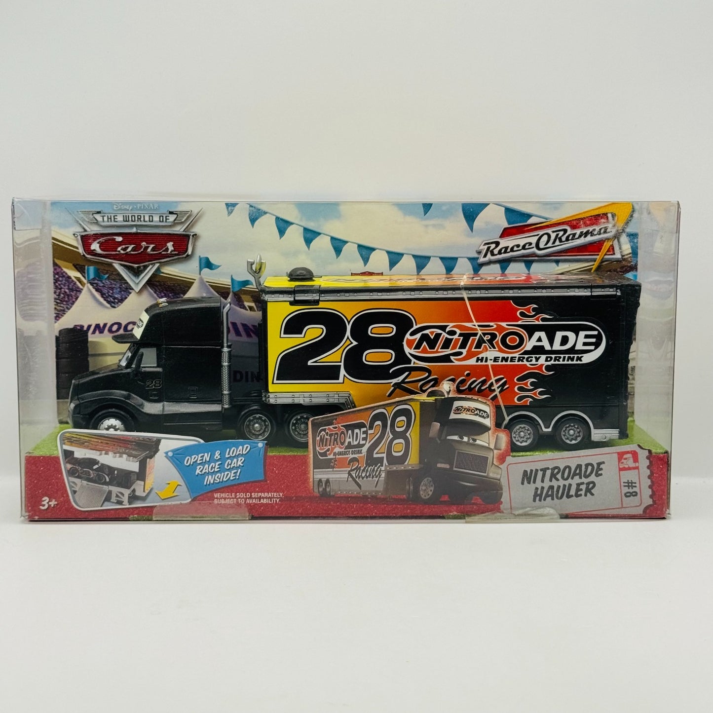 Disney Pixar Cars - NITROADE HAULER Truck & Trailer 2009 - 1:55 Diecast