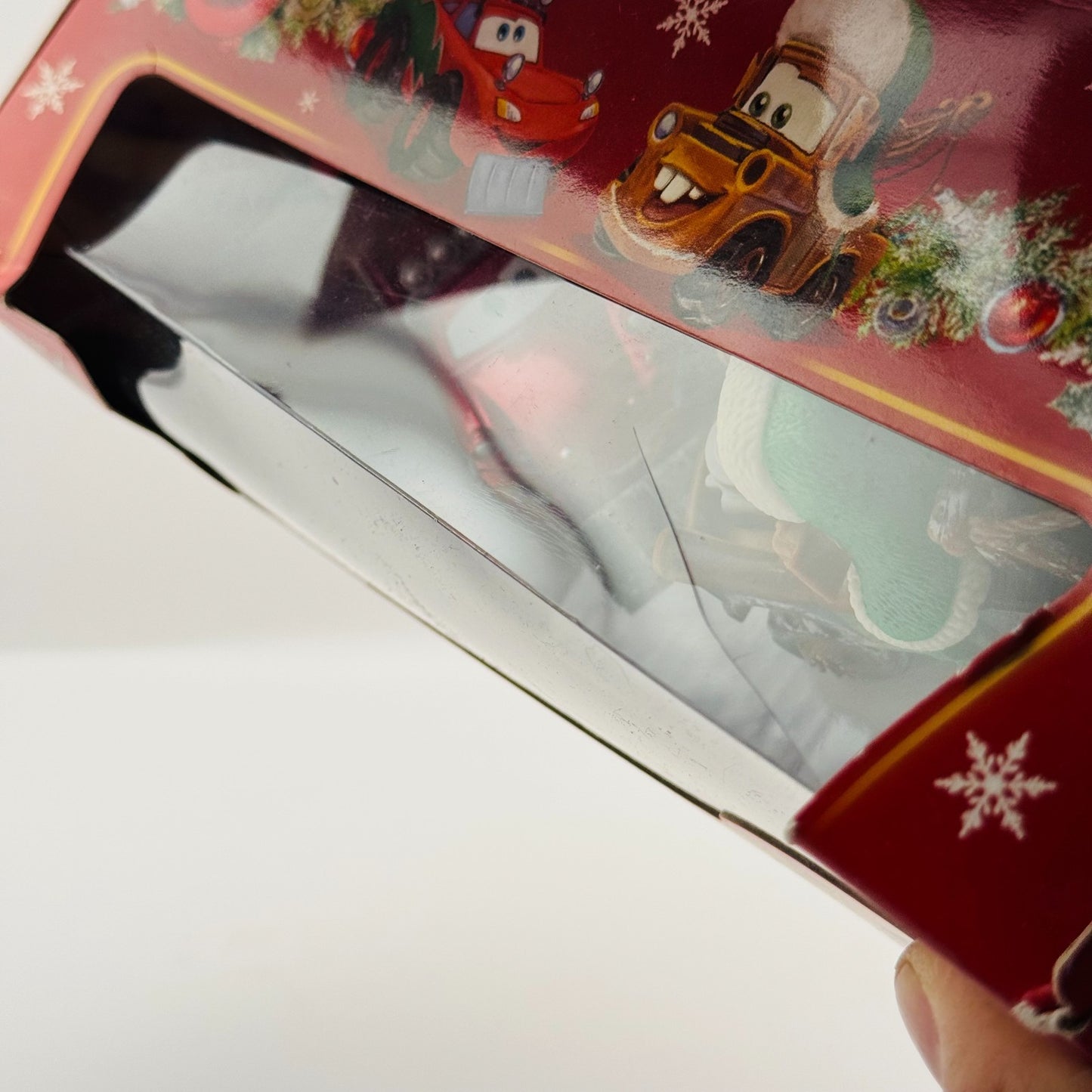 Disney Pixar Cars - MATER SAVES CHRISTMAS SNOWPLOW MCQUEEN WHEE-HOO 1:55 Diecast