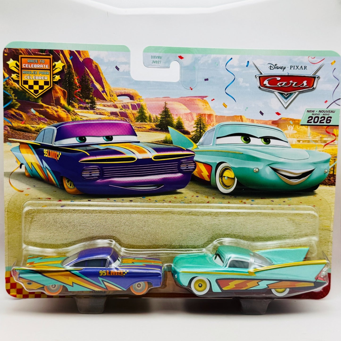 Disney Pixar Cars - RACE TO CELEBRATE RAMONE & FLO 20th 2026 - 1:55 Diecast