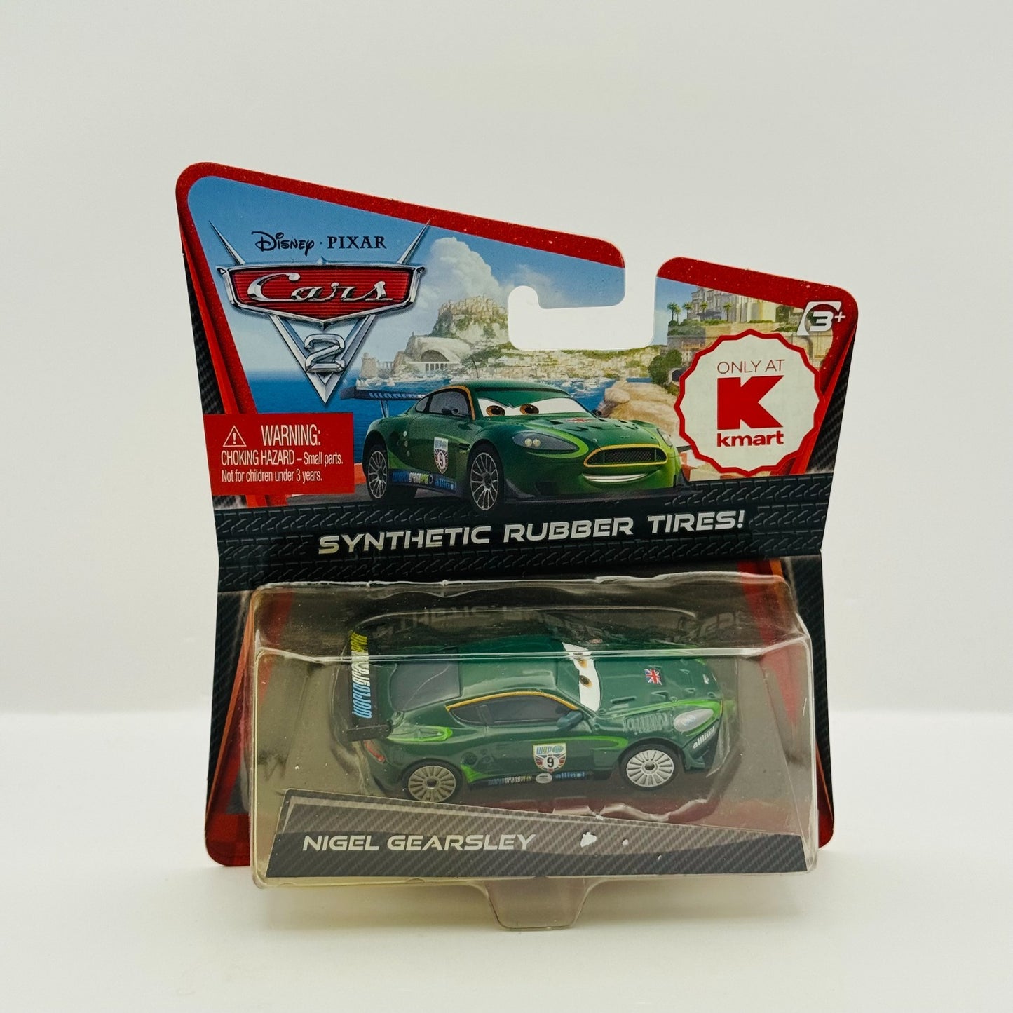 Disney Pixar Cars - NIGEL GEARSLEY RUBBER TIRES Cars 2 2011 - 1:55 Diecast