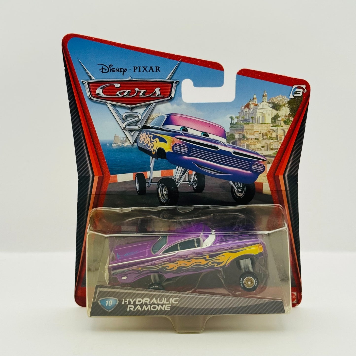 Disney Pixar Cars - PURPLE HYDRAULIC RAMONE Cars 2 2011 - 1:55 Diecast