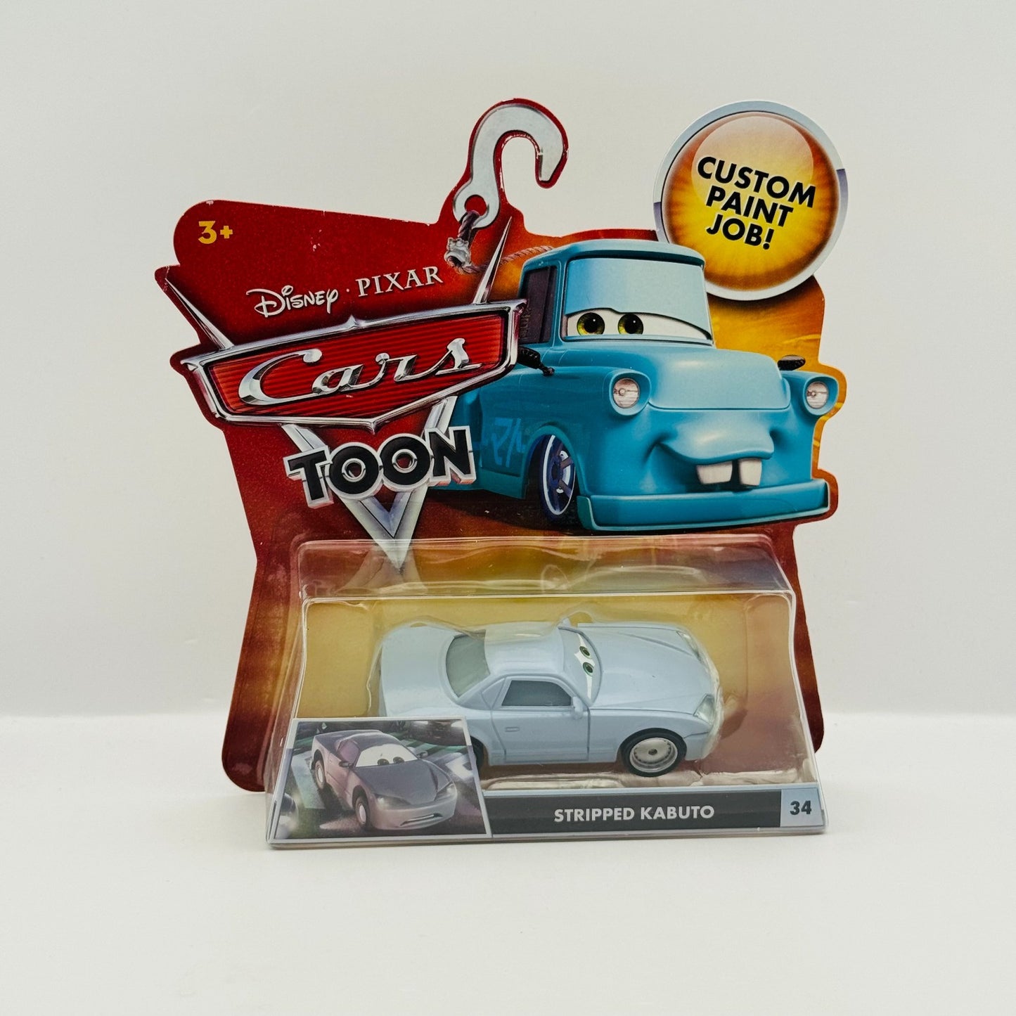 Disney Pixar Cars Toon - STRIPPED KABUTO Tokyo Mater 2010 - 1:55 Diecast