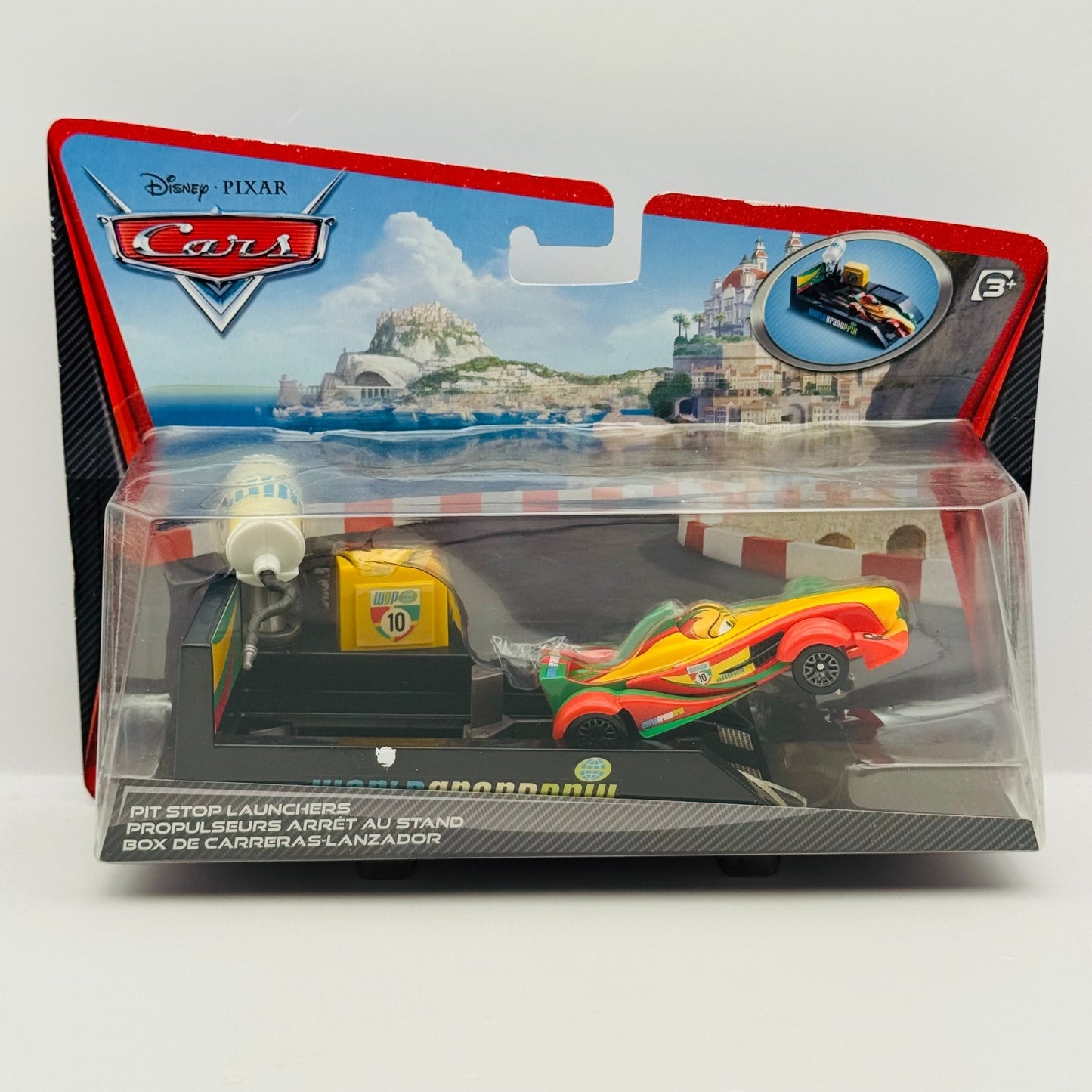 Disney Pixar Cars - PIT STOP LAUNCHERS RIP CLUTCHGONESKI Cars 2 - 1:55 Diecast