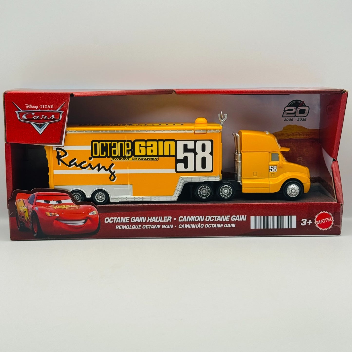 Disney Pixar Cars - OCTANE GAIN HAULER COLLECTION Truck & Trailer - 1:55 Diecast