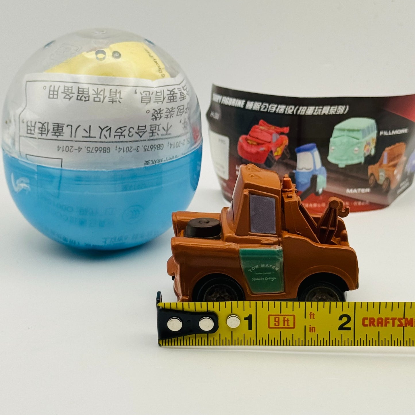 Disney Pixar Cars - Capsule Tomica SLEEPING MATER Mini Figurine