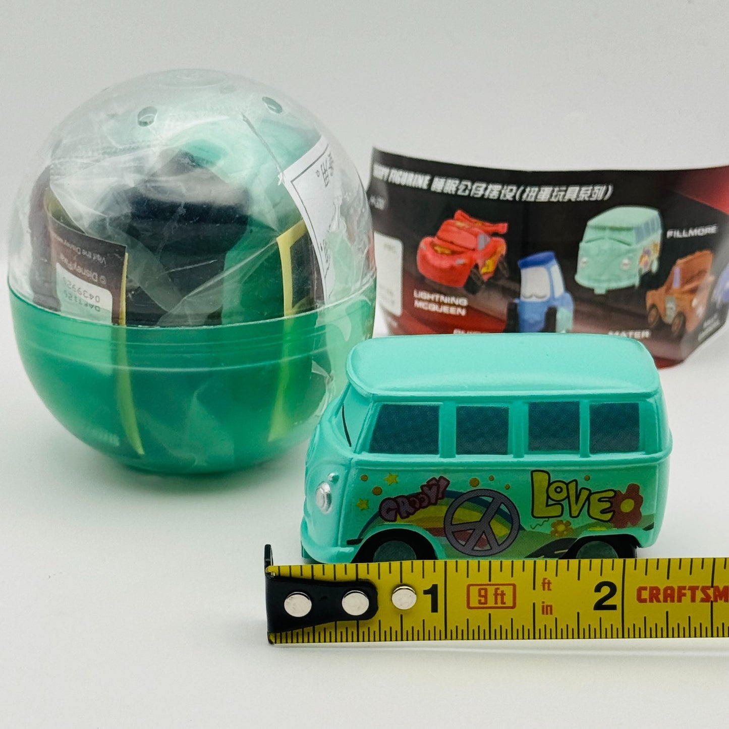 Disney Pixar Cars - Capsule Tomica SLEEPING FILLMORE Mini Figurine