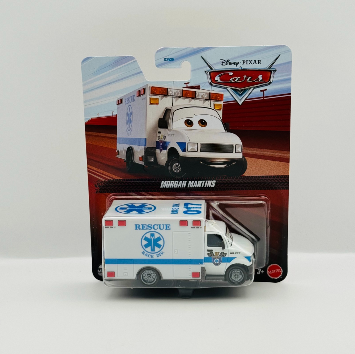 Disney Pixar Cars - MORGAN MARTINS AMBULANCE Cars 3 2026 - 1:55 Diecast