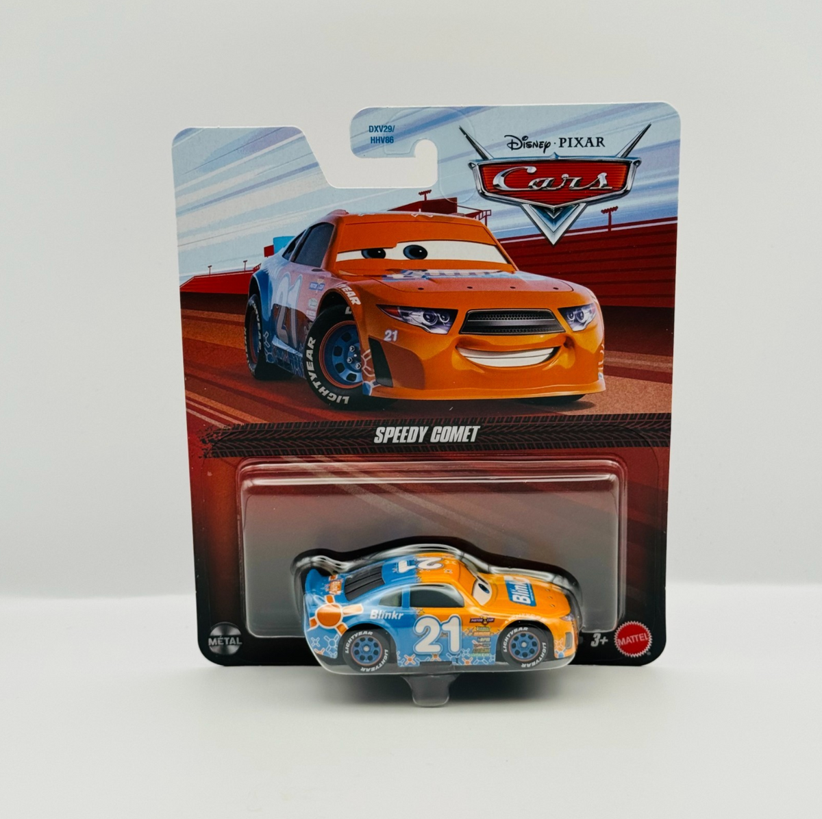 Disney Pixar Cars - SPEEDY COMET BLINKR Veteran Racer 2026 - 1:55 Diecast