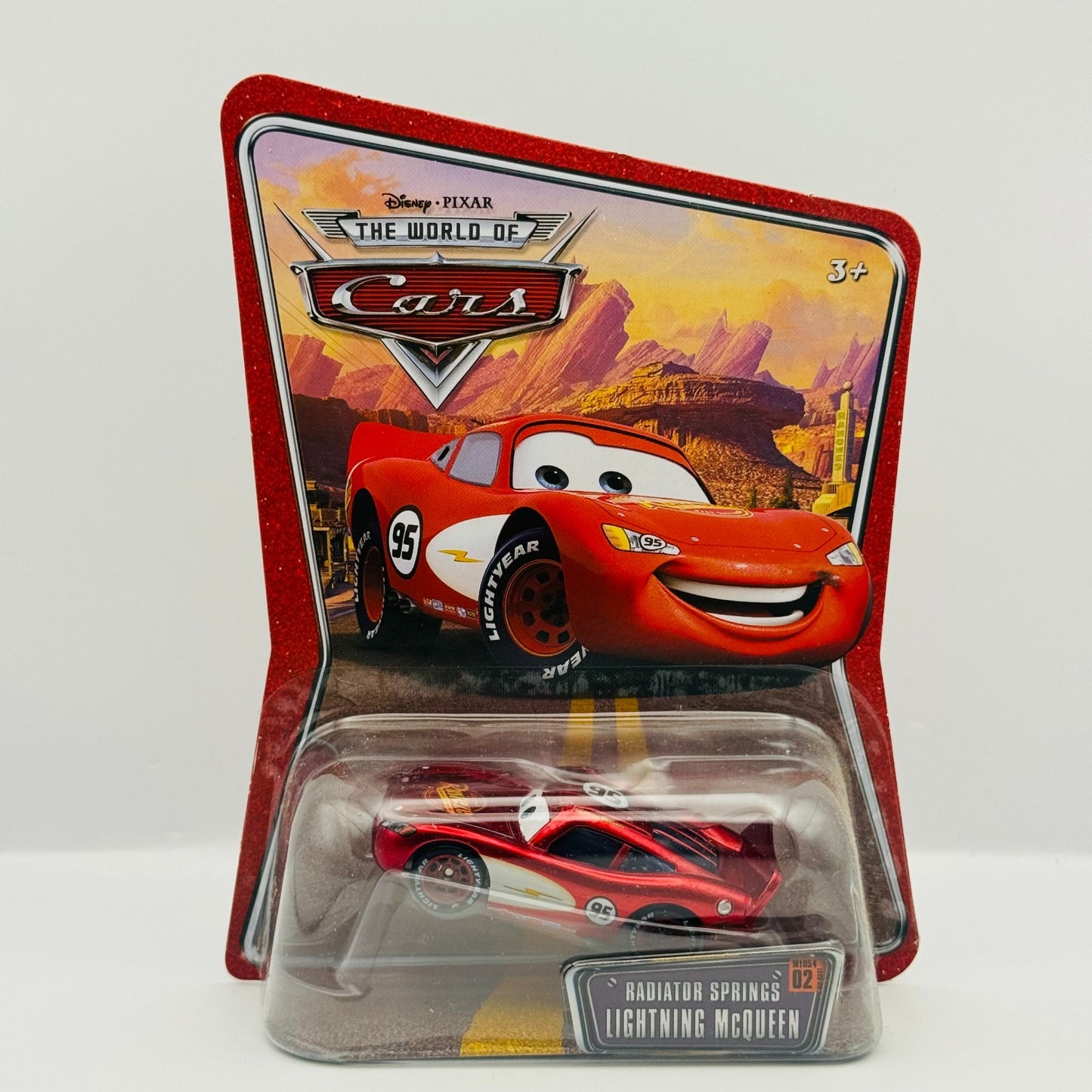 Disney Pixar Cars - RADIATOR SPRINGS MCQUEEN World of Cars 2008 - 1:55 Diecast
