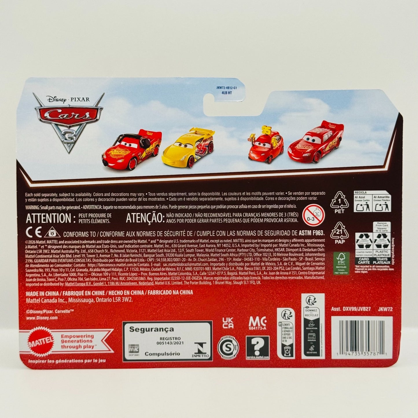 Disney Pixar Cars - PAT TRAXSON & JEFF GORVETTE WGP 20TH 2026 - 1:55 Diecast