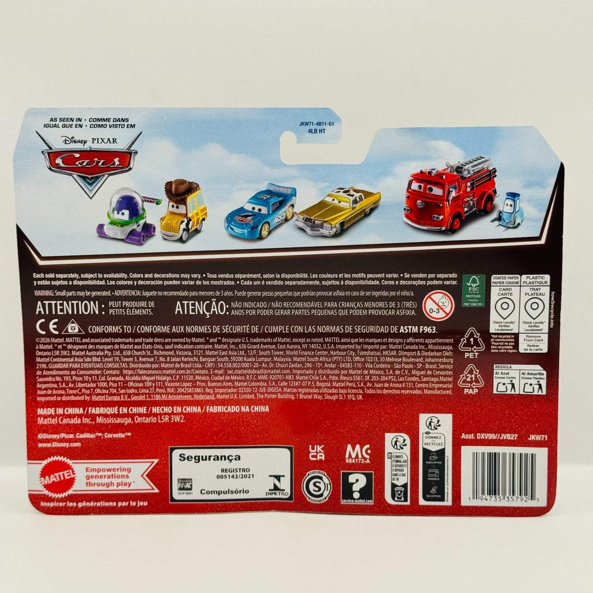 Disney Pixar Cars - MATER & TRACTOR WITH TIRE IN MOUTH 20TH 2026 - 1:55 Diecast