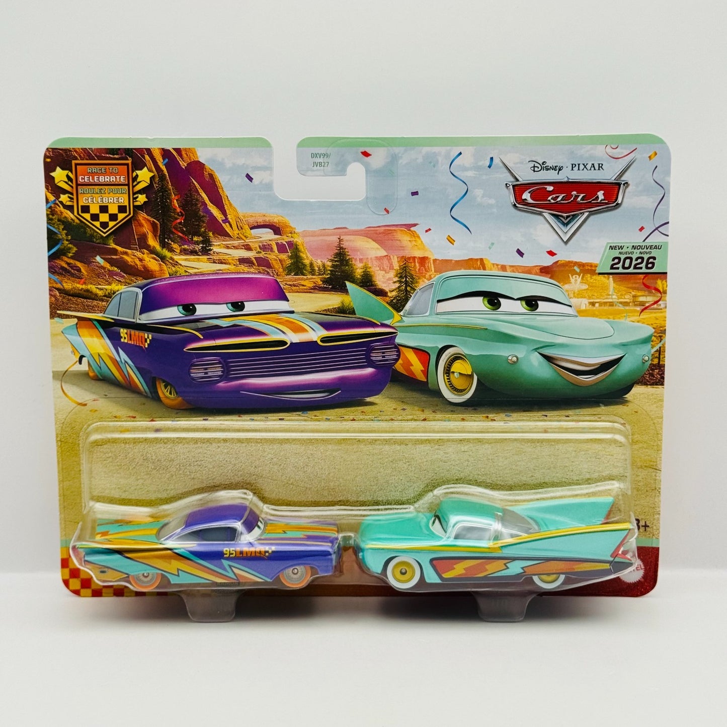 Disney Pixar Cars - 2026 CASE H 12 2PKS ANNIVERSARY DOC BUZZ WOODY -1:55 Diecast