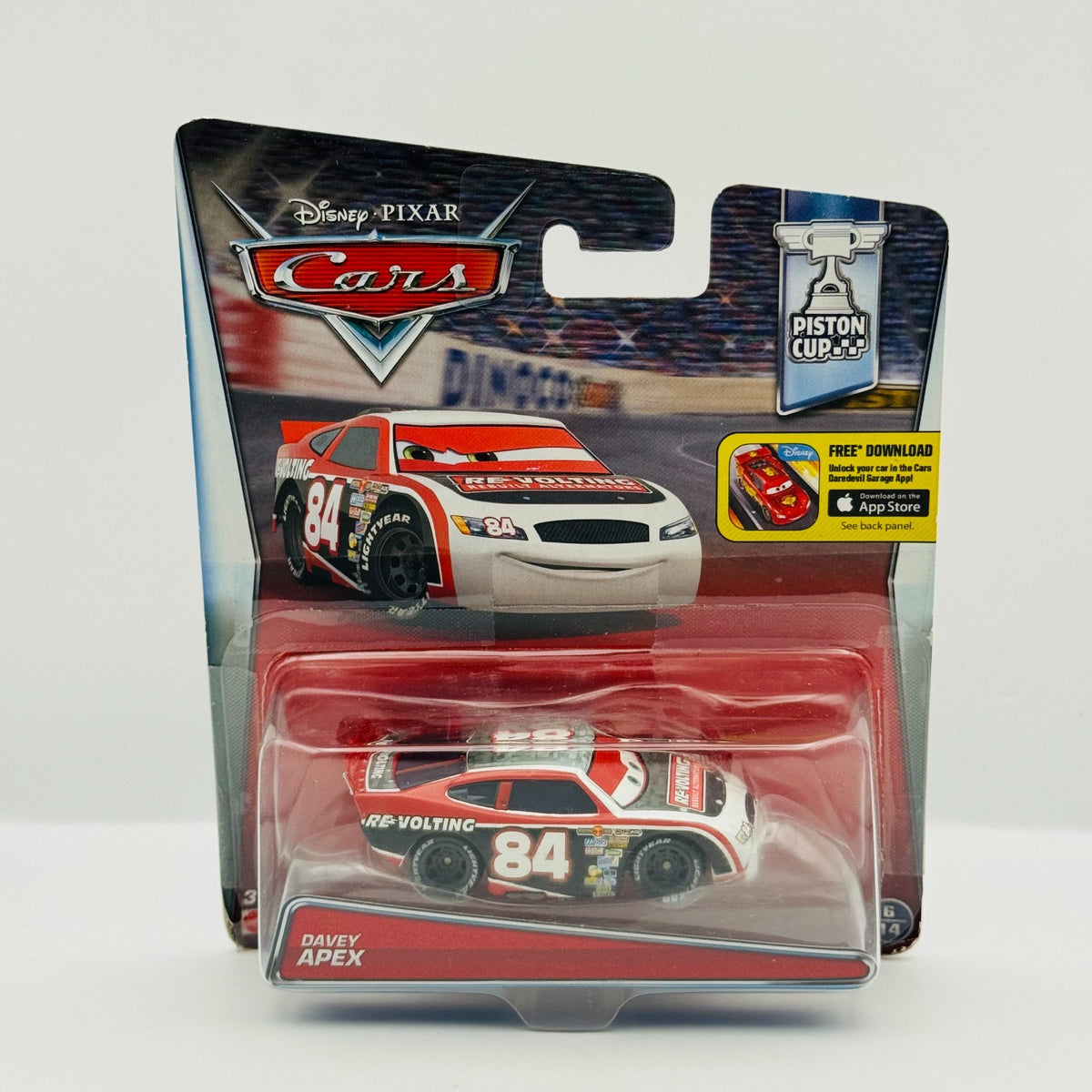 Disney Pixar Cars RE-VOLTING DAVEY APEX ALTERNATORS Piston Cup 2016 1:55 Diecast