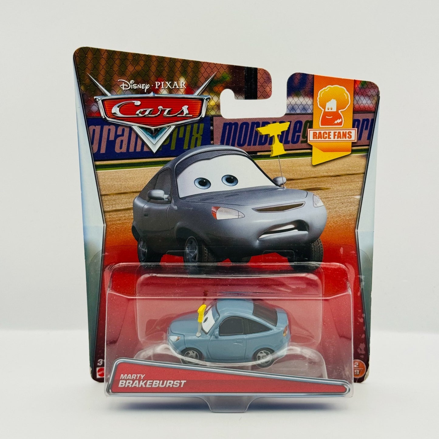 Disney Pixar Cars - MARTY BRAKEBURST Race Fans 2015 - 1:55 Diecast