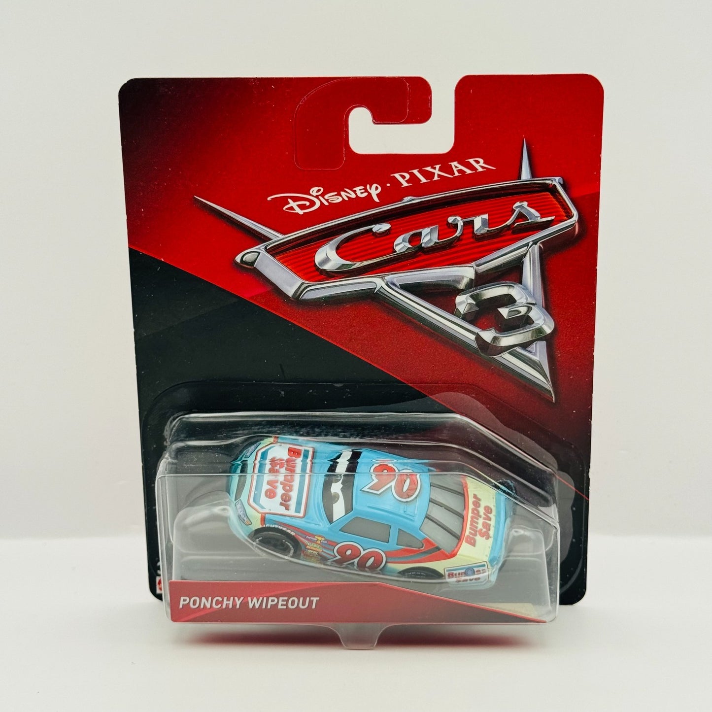 Disney Pixar Cars - PONCHY WIPEOUT BUMPER SAVE Veteran Cars 3 2017 -1:55 Diecast
