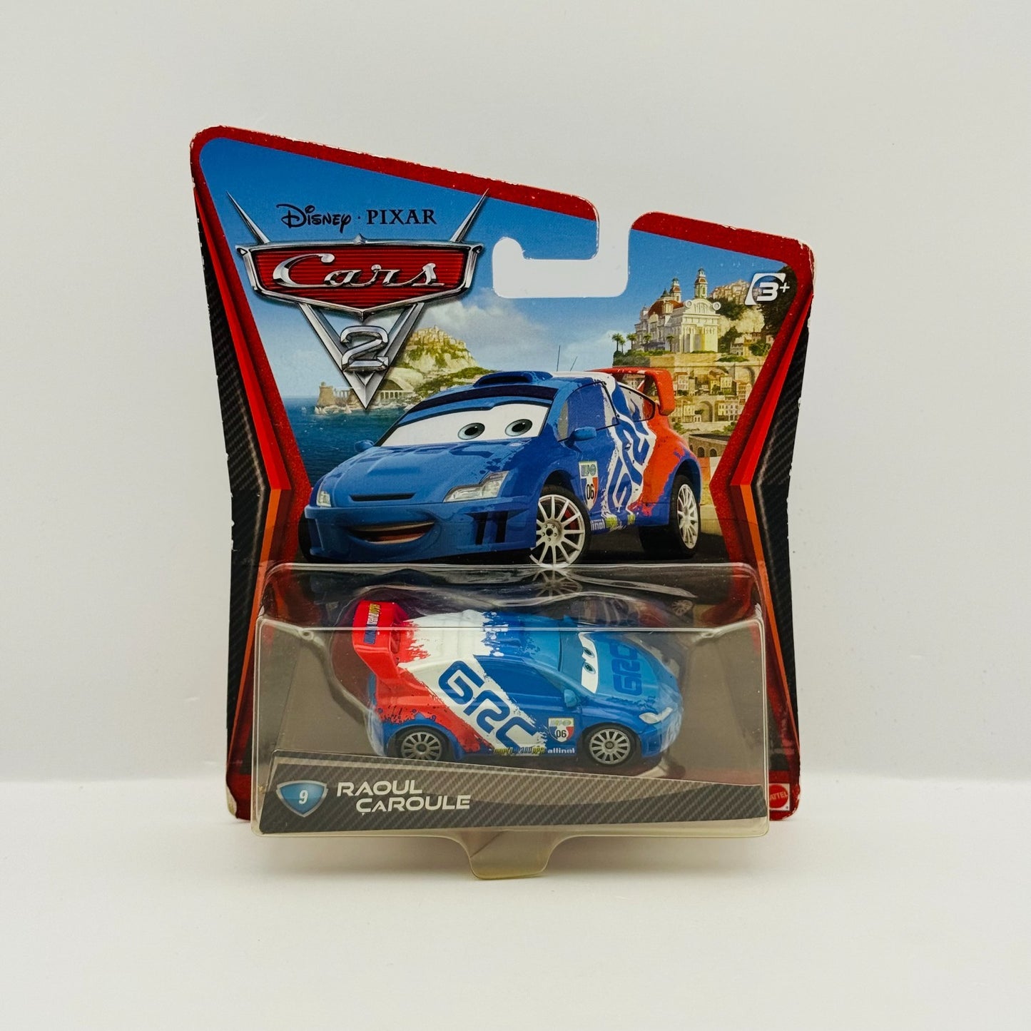 Disney Pixar Cars - RAOUL CAROULE WGP Cars 2 2011 - 1:55 Diecast