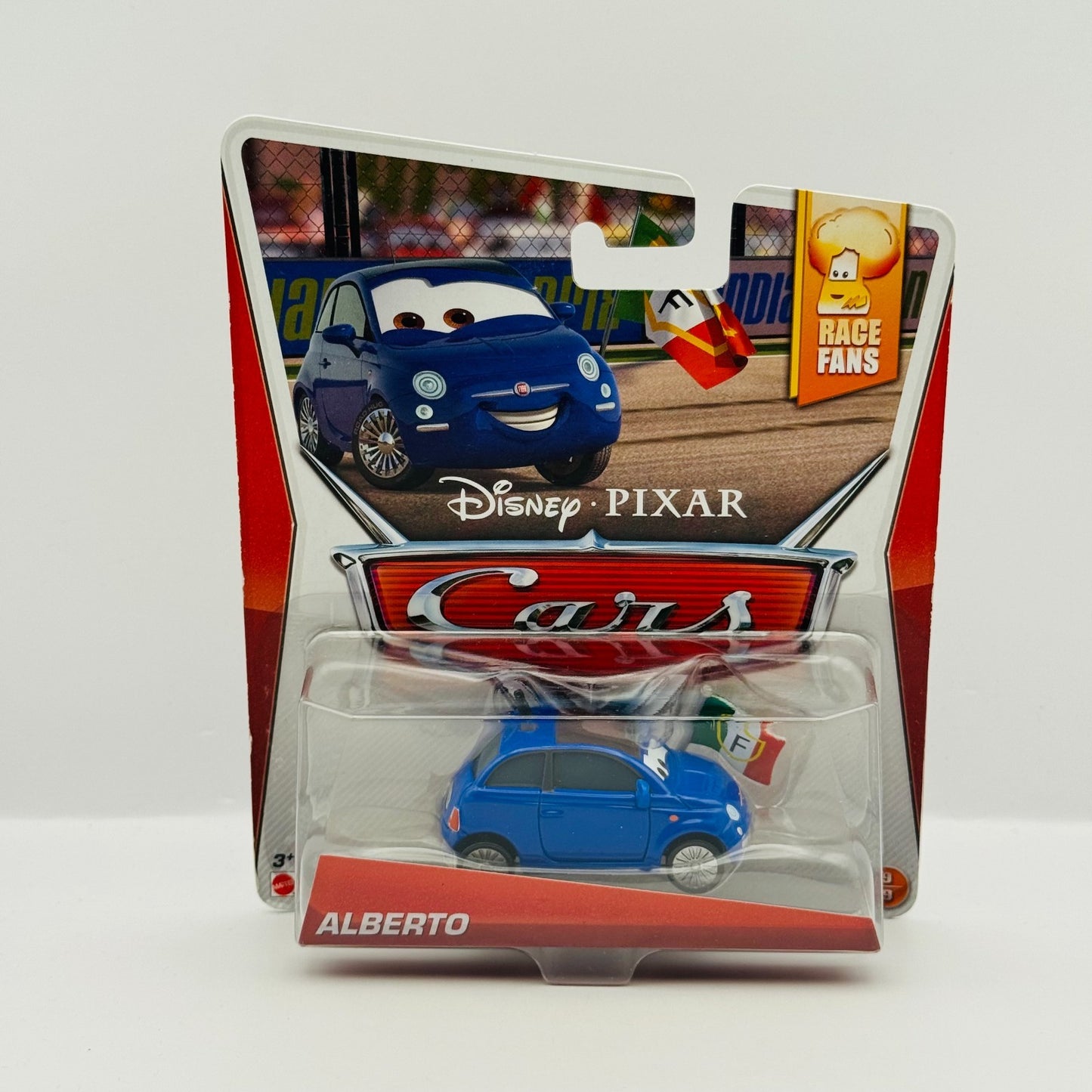Disney Pixar Cars - ALBERTO Race Fans 2014 - 1:55 Diecast