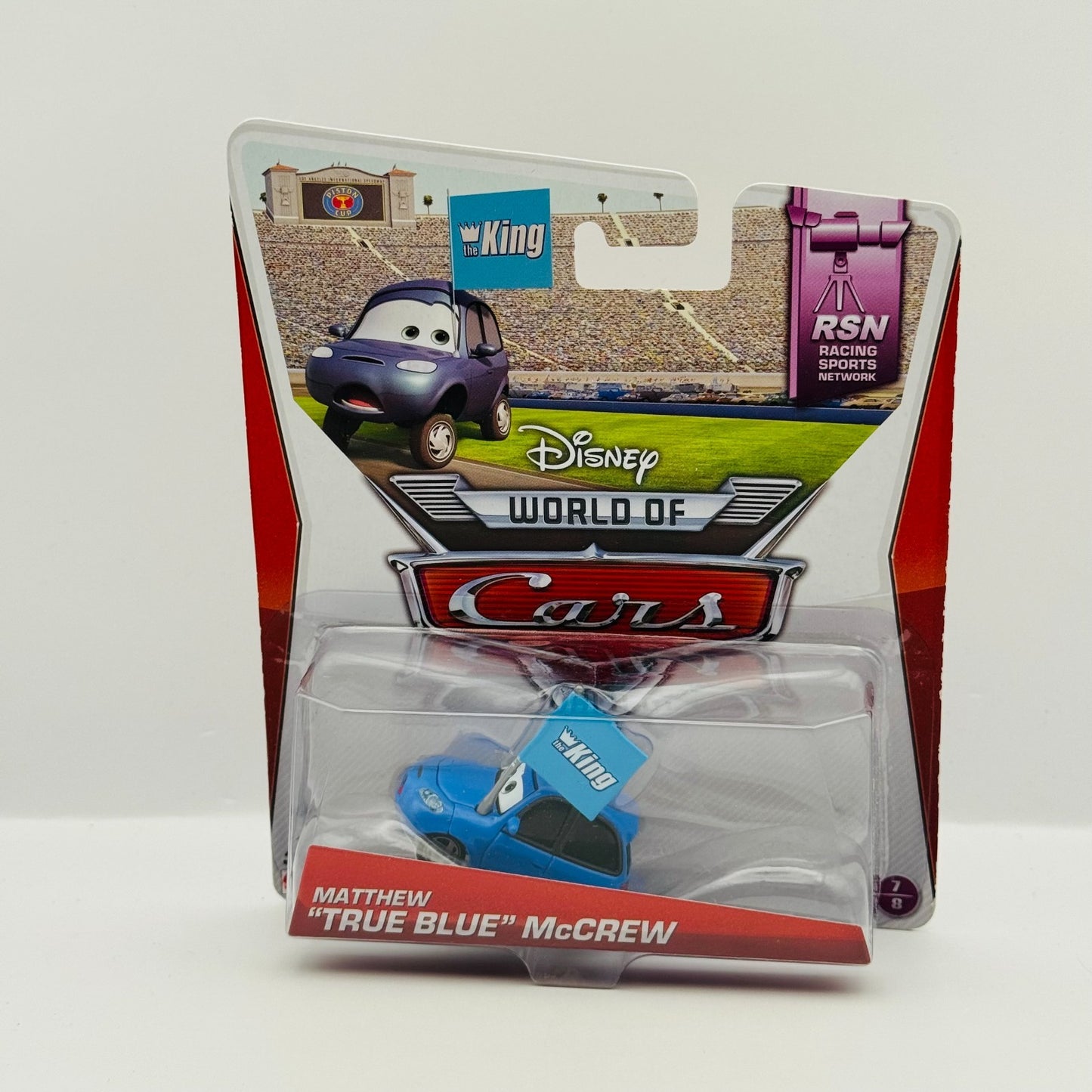 Disney Pixar Cars - MATTHEW TRUE BLUE MCCREW Race Fans 2014 - 1:55 Diecast