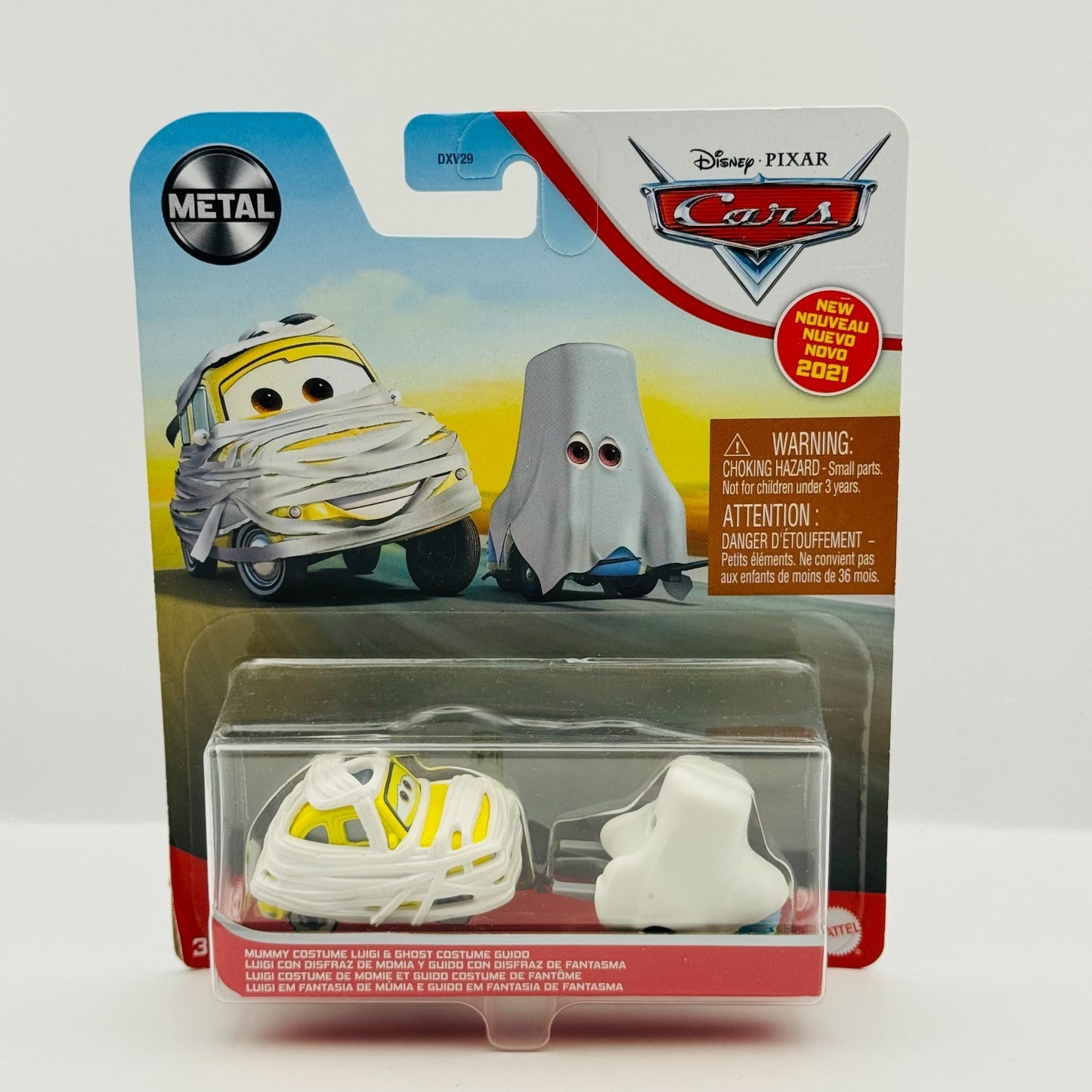 Disney Pixar Cars - MUMMY GHOST LUIGI & GUIDO Halloween 2021 - 1:55 Diecast