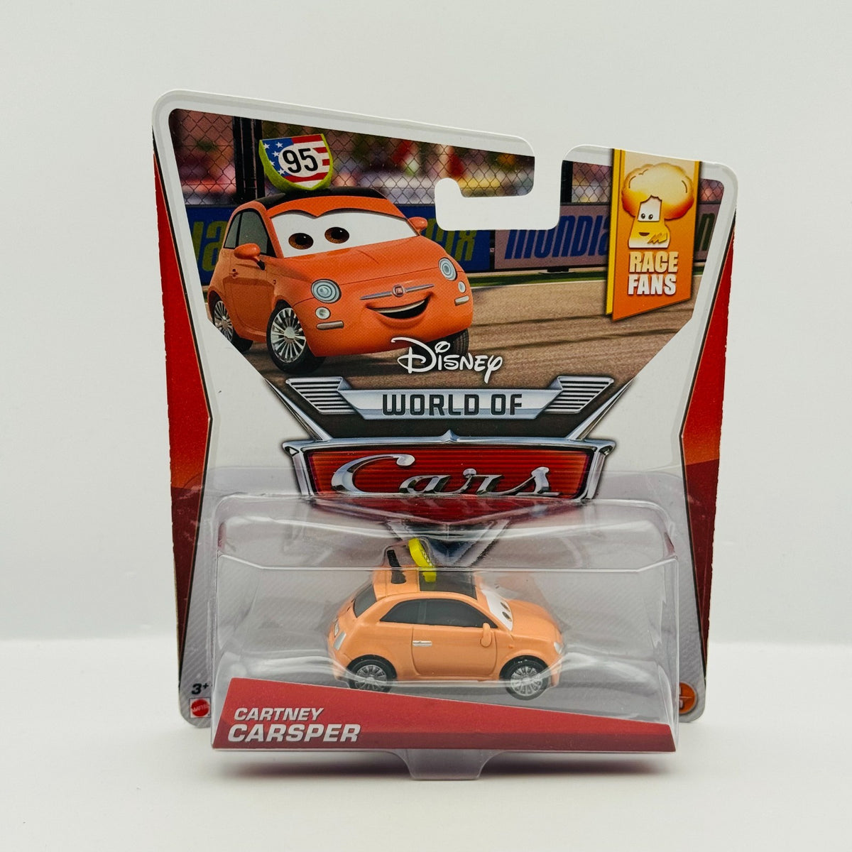 Disney Pixar Cars - CARTNEY CARSPER Race Fans 2014 - 1:55 Diecast