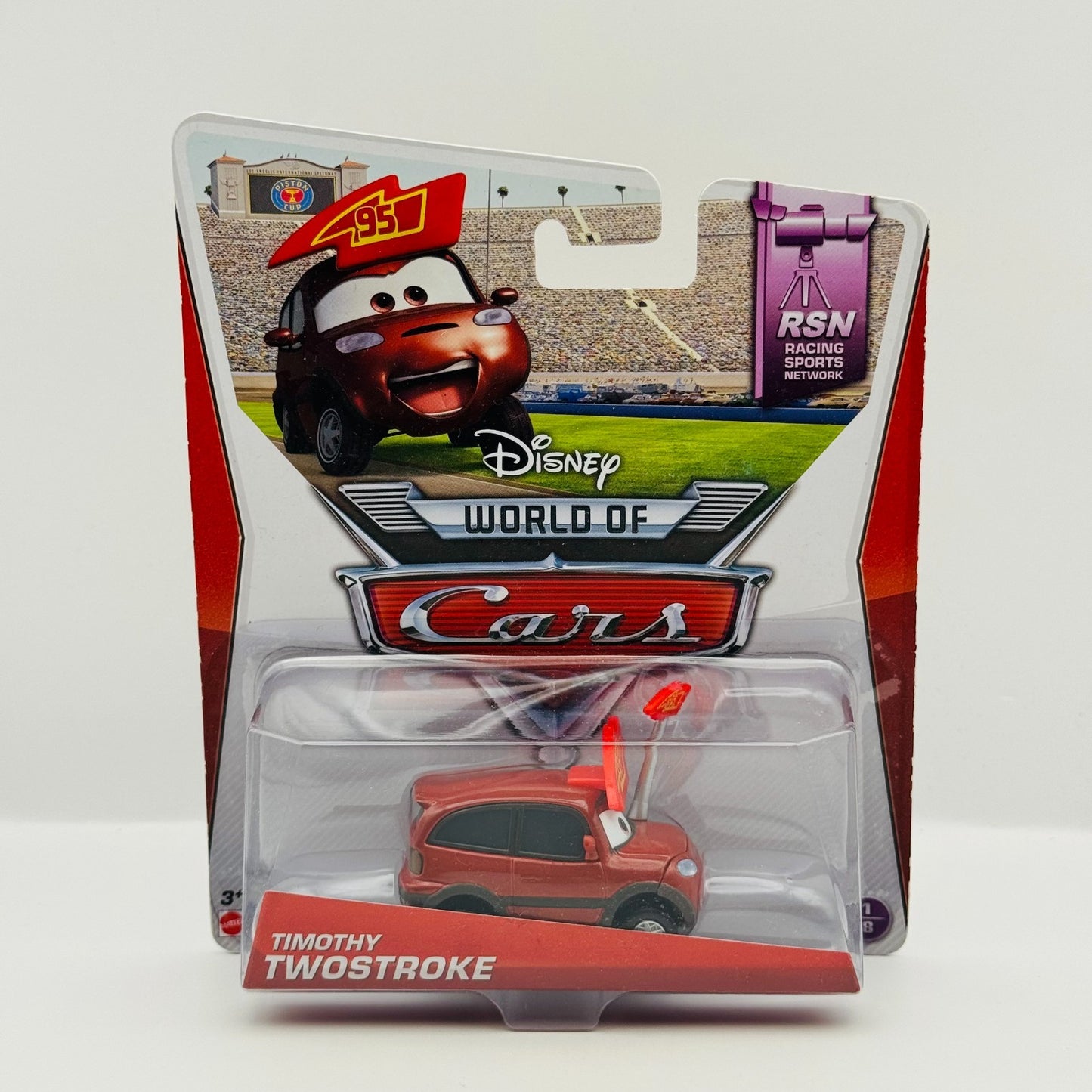 Disney Pixar Cars - TIMOTHY TWOSTROKE Race Fans 2014 - 1:55 Diecast