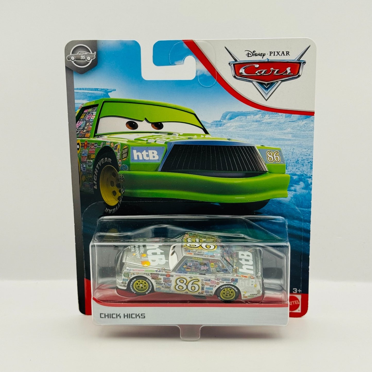 Disney Pixar Cars - SILVER CHICK HICKS METALLIC Scavenger Hunt 2020 1:55 Diecast