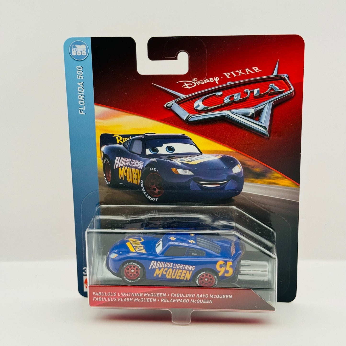 Disney Pixar Cars - FABULOUS LIGHTNING MCQUEEN Florida 500 2018 - 1:55 Diecast