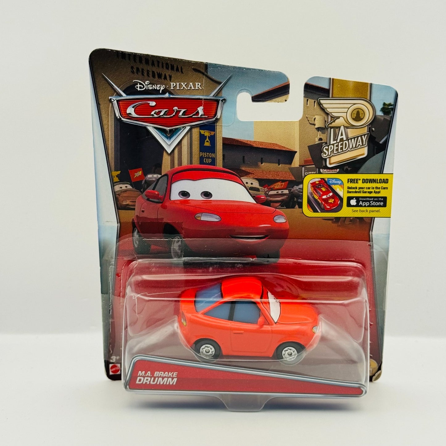 Disney Pixar Cars - M.A. BRAKE DRUMM LA Speedway 2016 - 1:55 Diecast