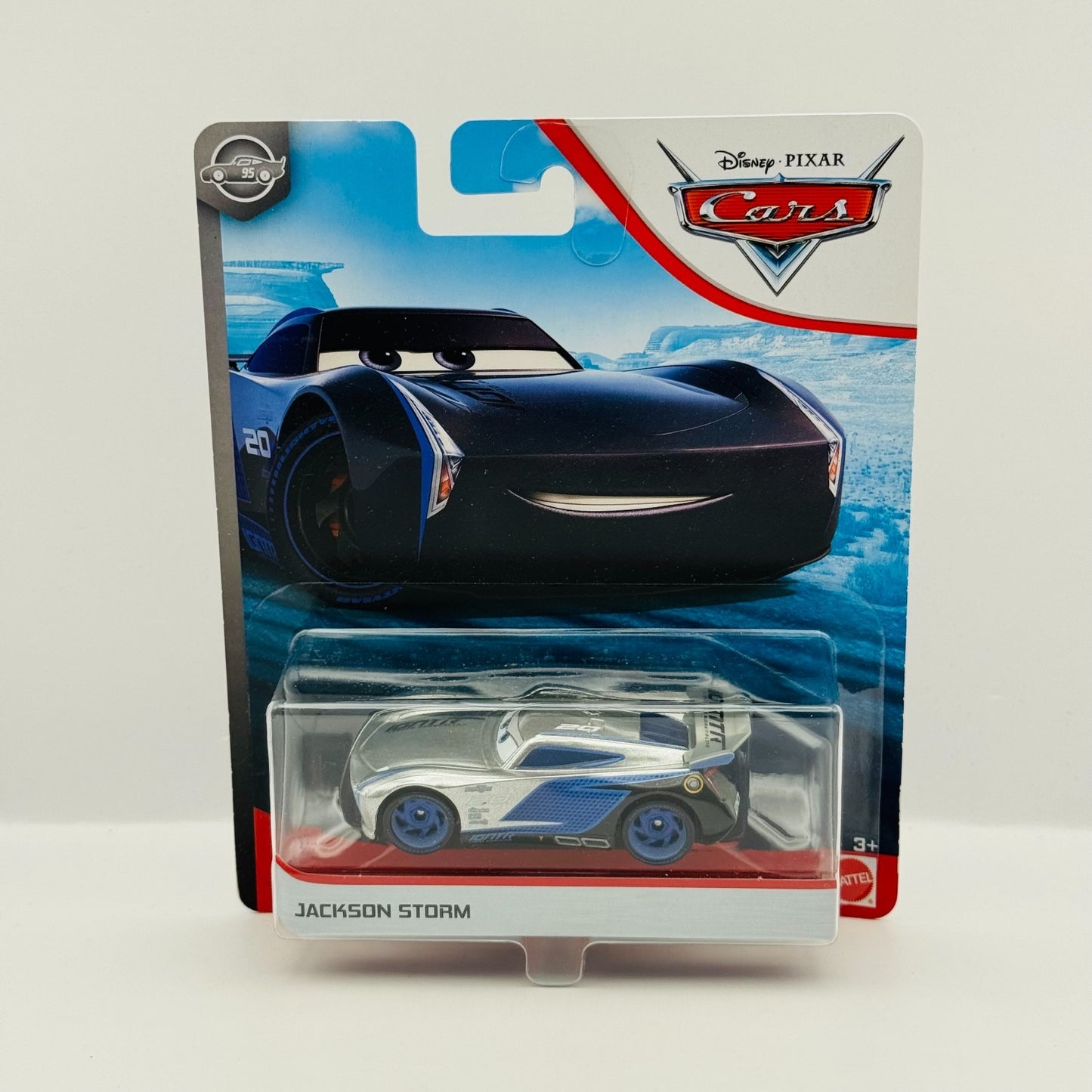 Disney Pixar Cars - METALLIC SILVER JACKSON STORM Scavenger Hunt - 1:55 Diecast