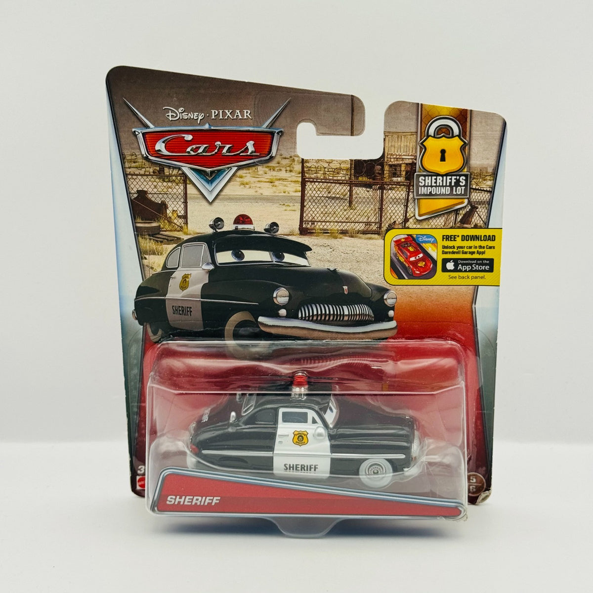 Disney Pixar Cars - SHERIFF Sheriff's Impound Lot 2016 - 1:55 Diecast