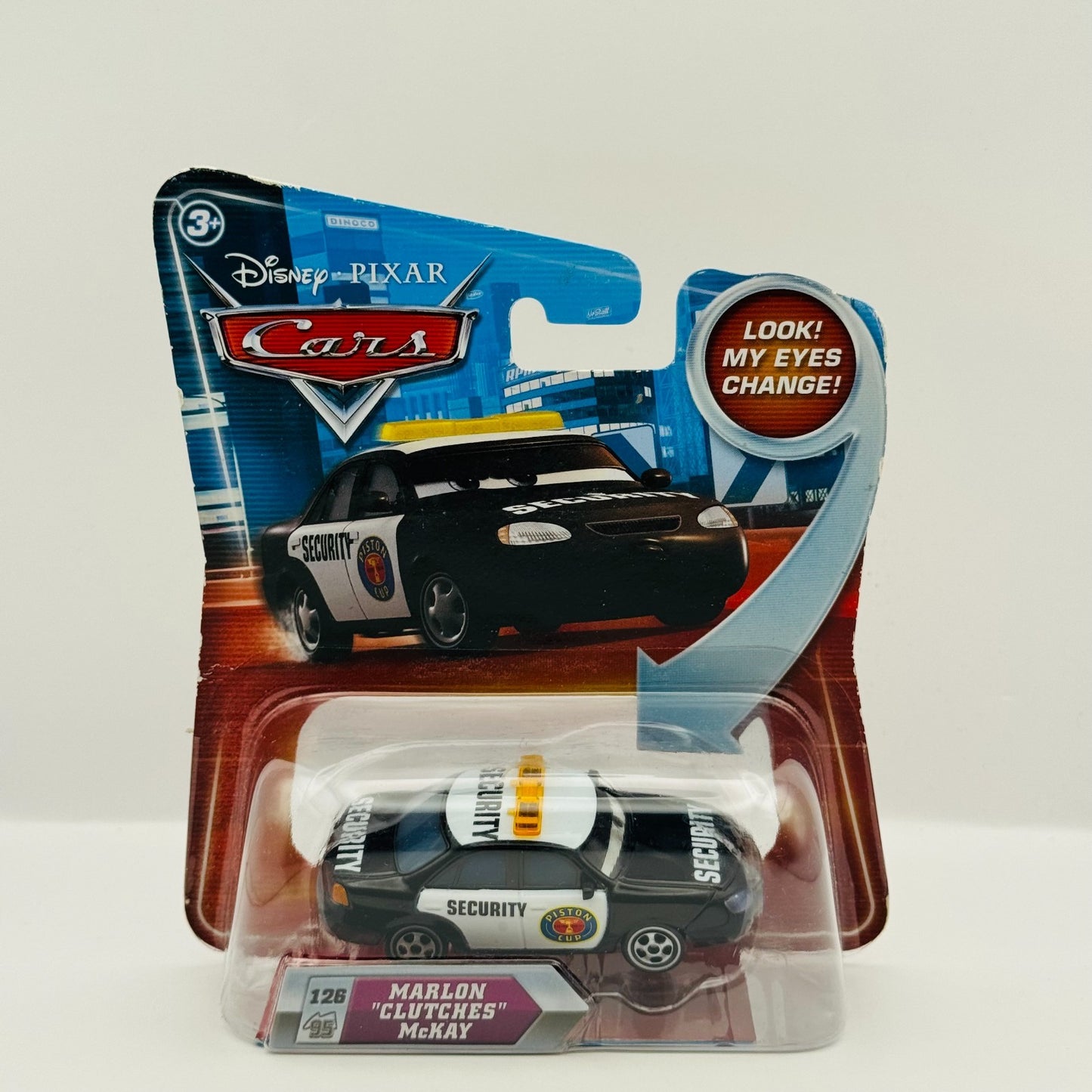 Disney Pixar Cars - LENTICULAR MARLON CLUTCHES MCKAY Eyes Change - 1:55 Diecast