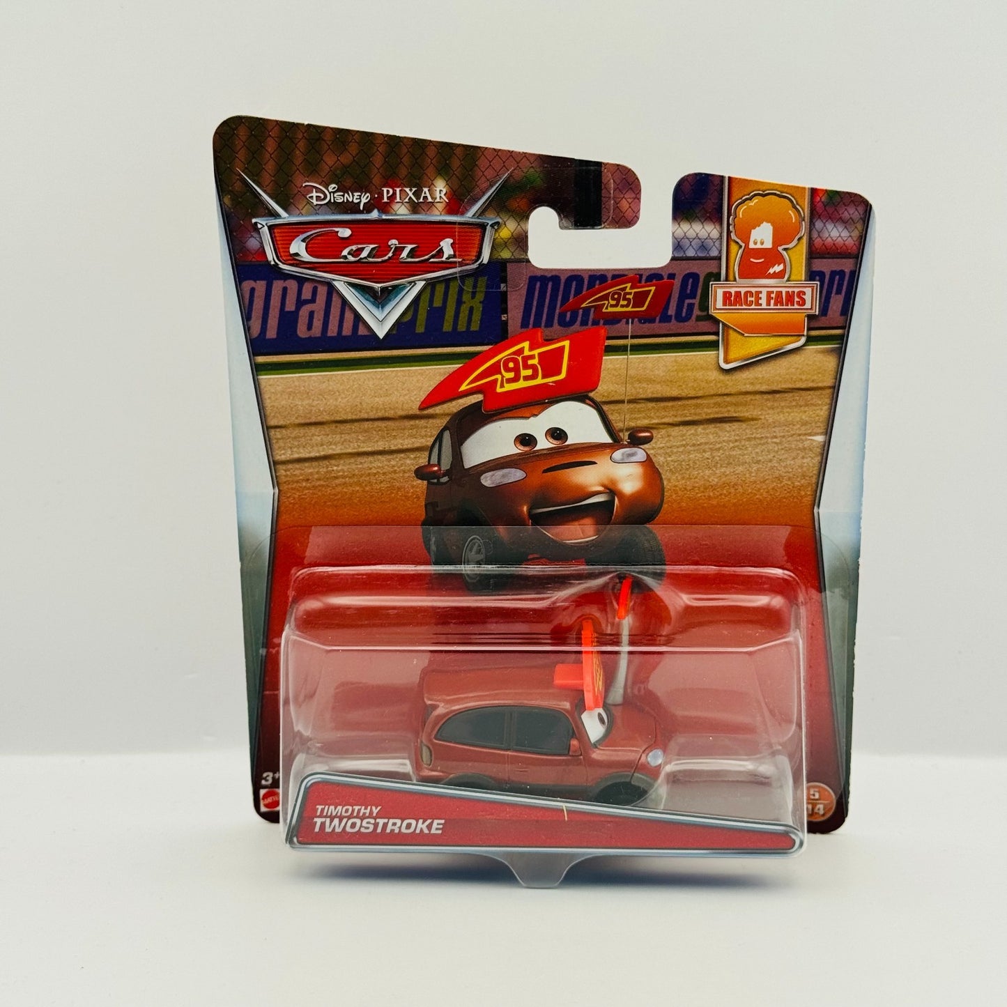 Disney Pixar Cars - TIMOTHY TWOSTROKE Race Fans 2017 - 1:55 Diecast