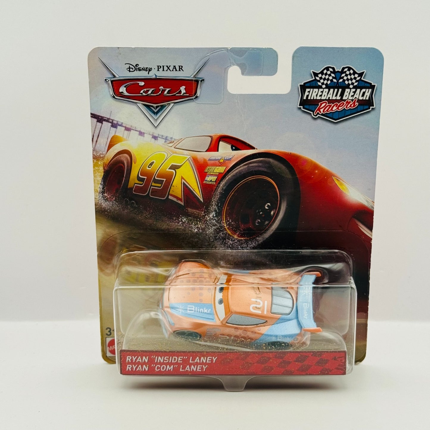 Disney Pixar Cars - FIREBALL BEACH RACERS RYAN INSIDE LANEY - 1:55 Diecast