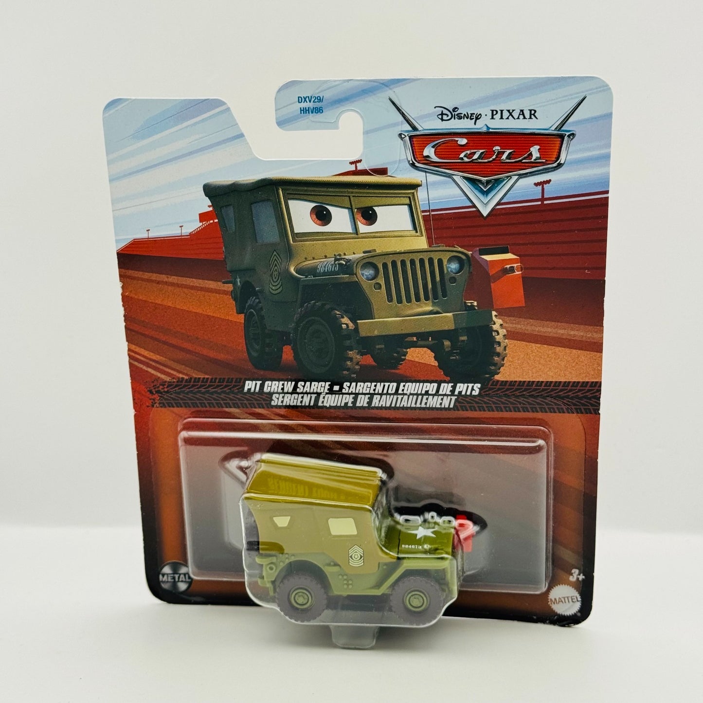 Disney Pixar Cars - PIT CREW MEMBER SARGE 2021 - 1:55 Diecast