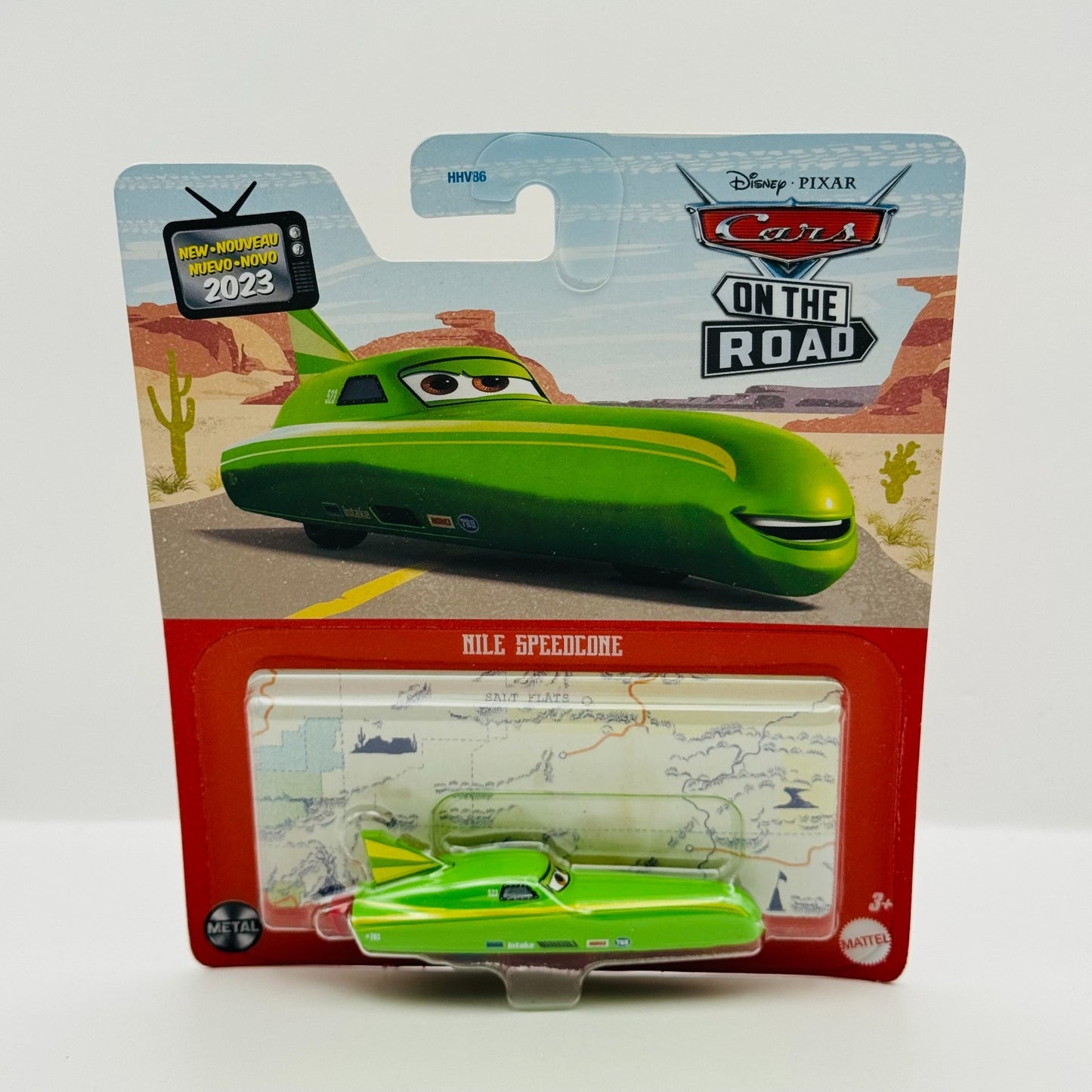 Disney Pixar Cars - NILE SPEEDCONE SALT FLATS On The Road 2023 - 1:55 Diecast