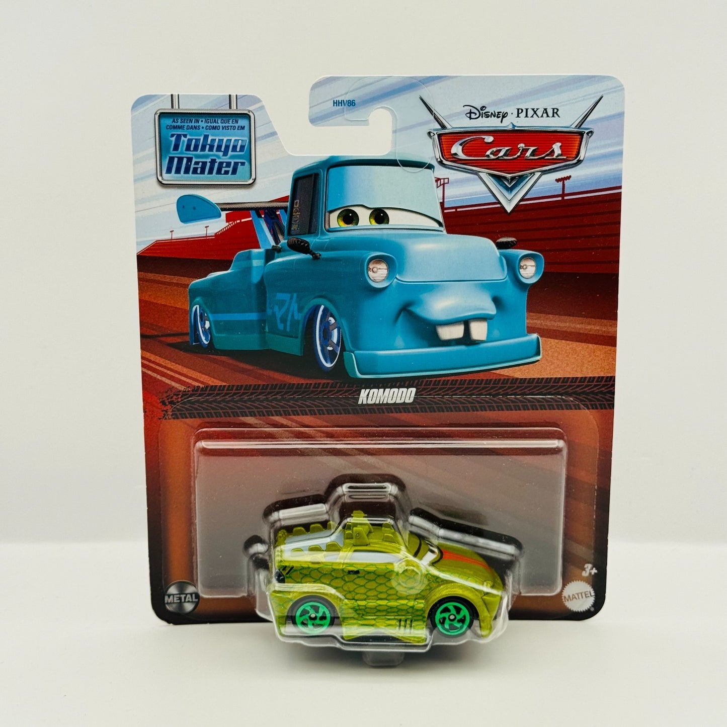Disney Pixar Cars Toon - KOMODO METALLIC VARIANT Tokyo Mater 2024- 1:55 Diecast