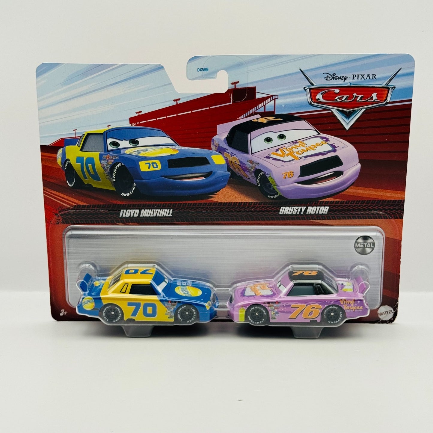 Disney Pixar Cars - FLOYD GASPRIN & CRUSTY ROTOR VINYL TOUPEE 2022- 1:55 Diecast