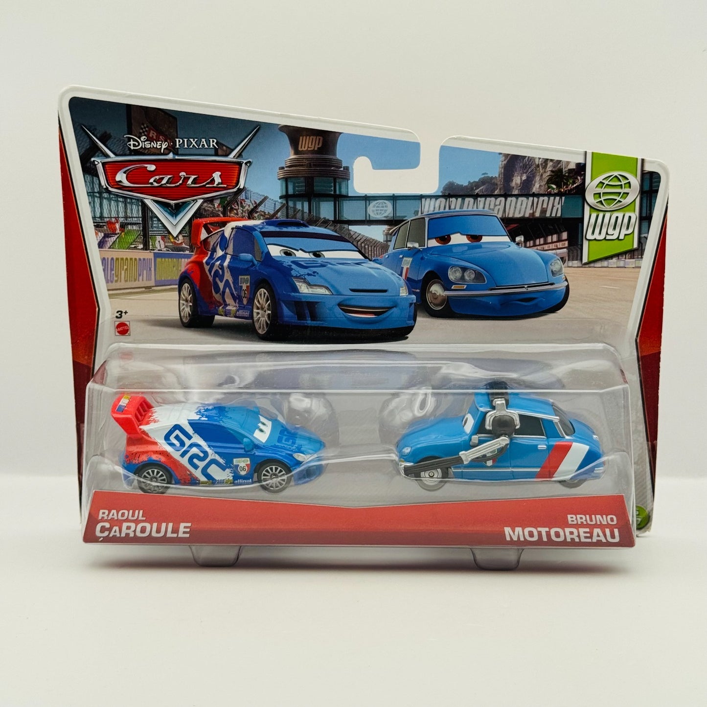 Disney Pixar Cars - RAOUL CAROULE & BRUNO MOTOREAU CREW CHIEF 2013- 1:55 Diecast