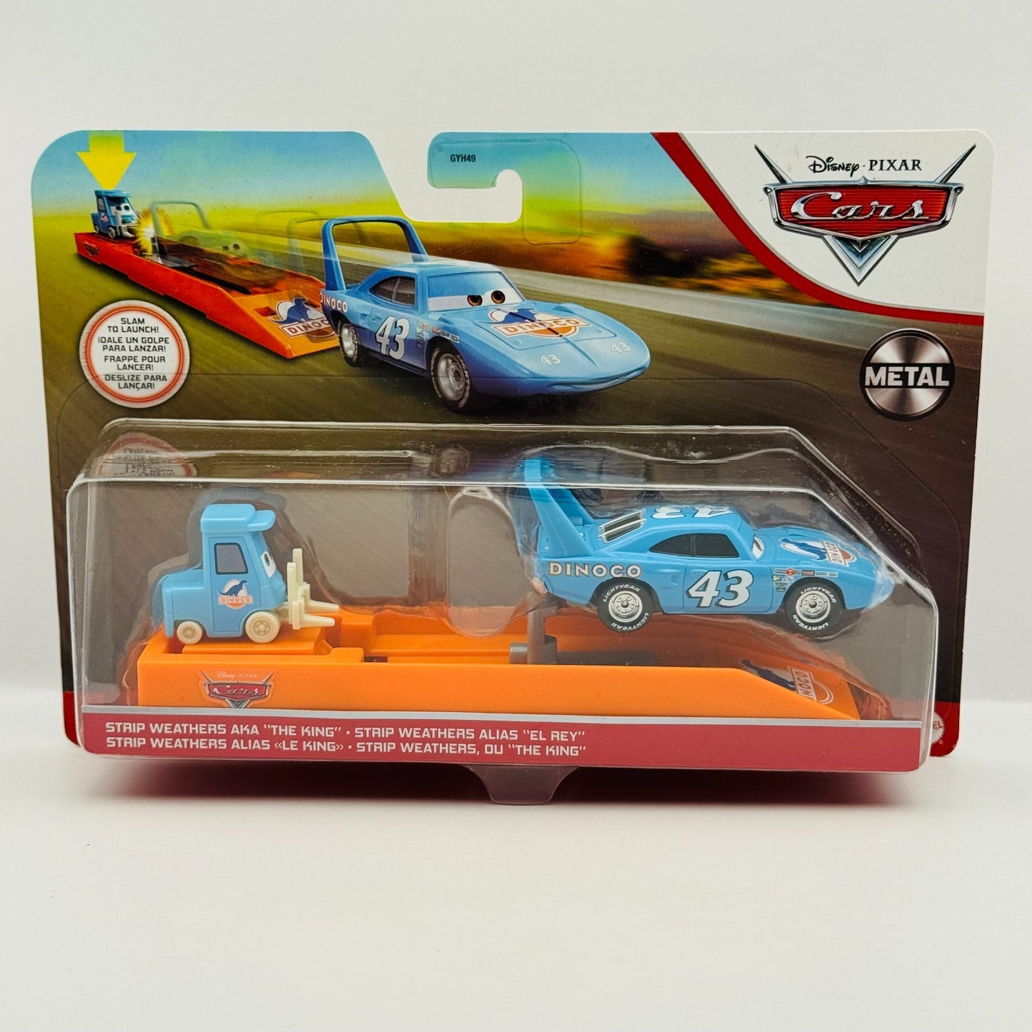 Disney Pixar Cars - STRIP WEATHERS THE KING LAUNCHER & PITTY 2021 - 1:55 Diecast