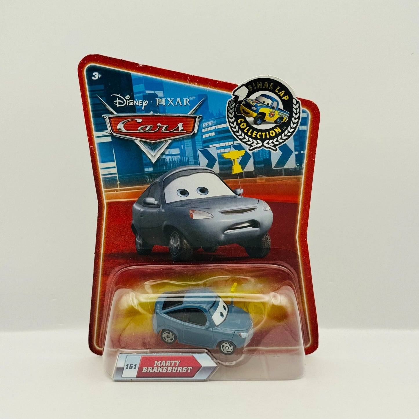 Disney Pixar Cars - MARTY BRAKEBURST Final Lap 2010 - 1:55 Diecast