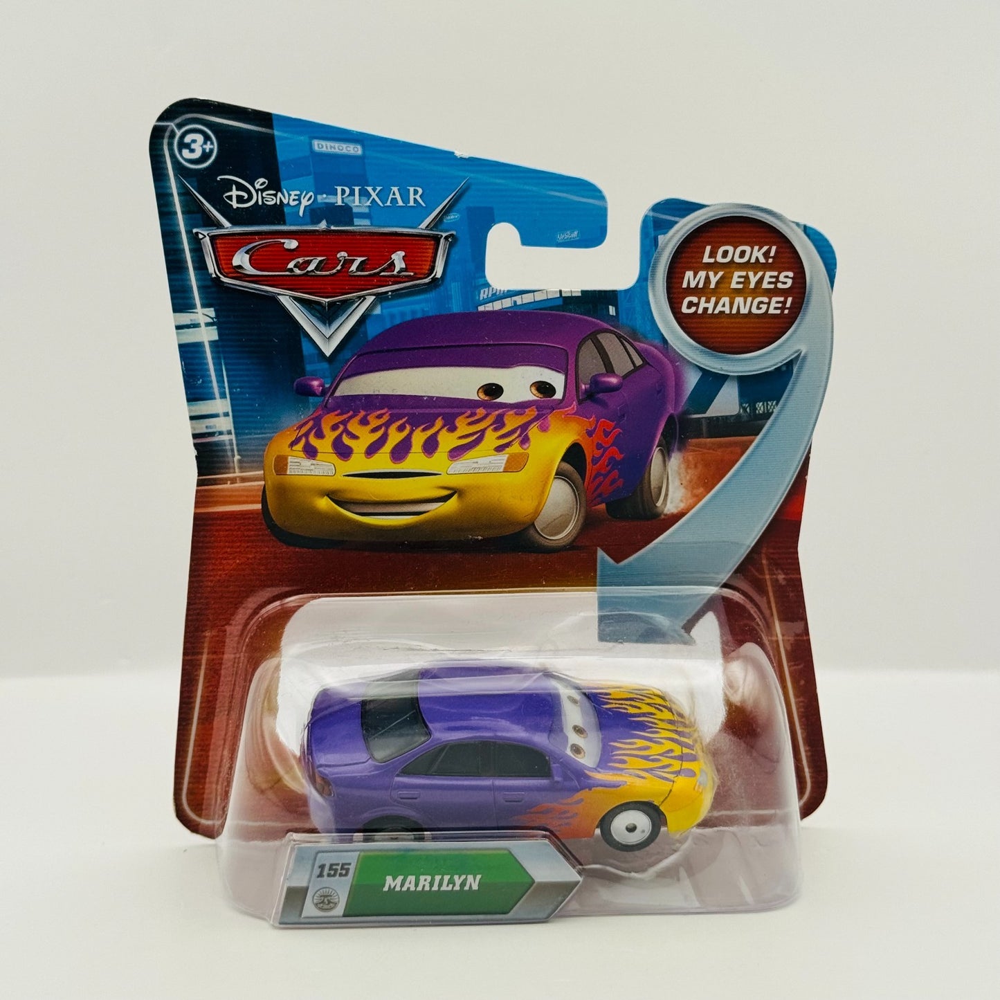 Disney Pixar Cars - LENTICULAR MARILYN My Eyes Change 2010 - 1:55 Diecast