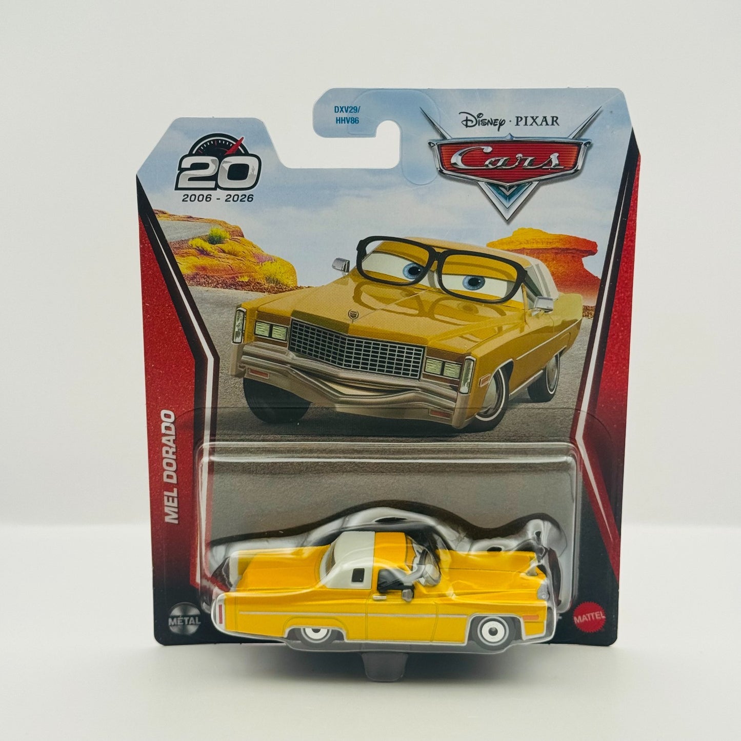 Disney Pixar Cars - YELLOW MEL DORADO Cars 2 20TH 2026 - 1:55 Diecast
