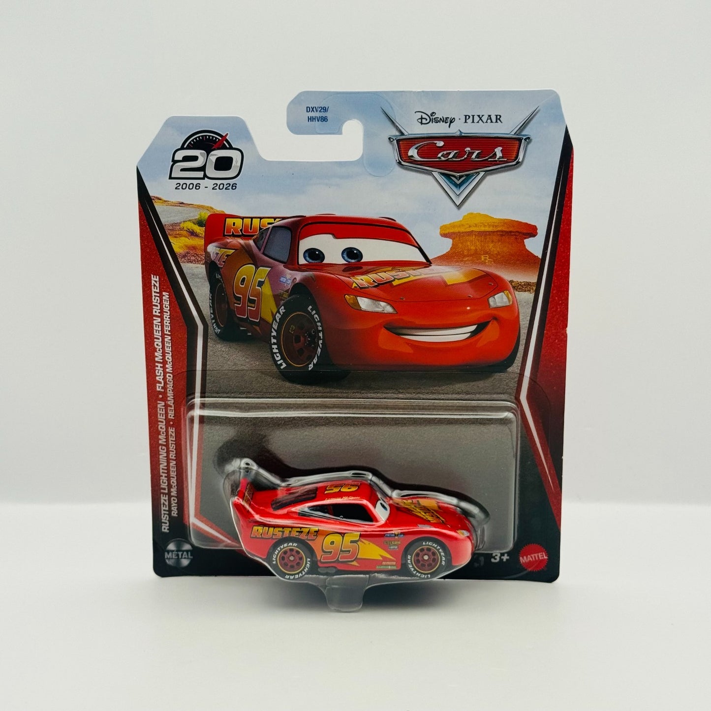 Disney Pixar Cars - RUSTEZE LIGHTNING MCQUEEN Cars 3 20TH 2026 - 1:55 Diecast