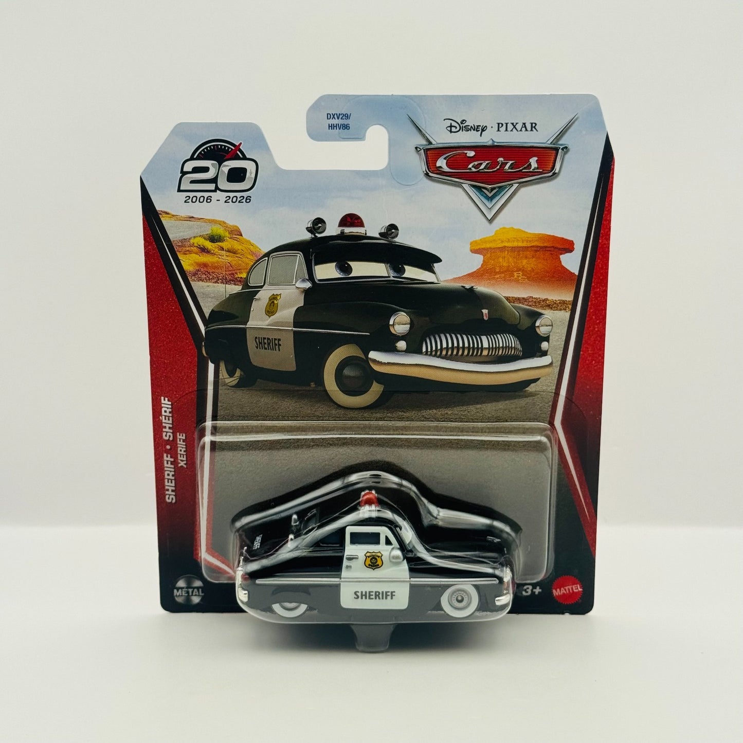 Disney Pixar Cars - SHERIFF Radiator Springs 20TH 2026 - 1:55 Diecast