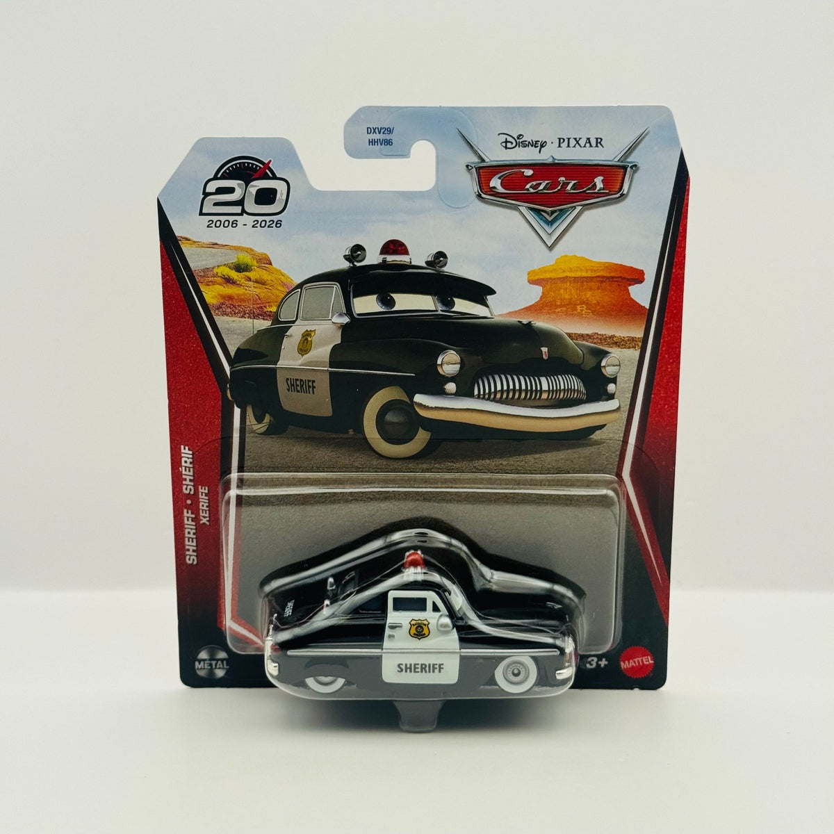 Disney Pixar Cars - SHERIFF Radiator Springs 20TH 2026 - 1:55 Diecast