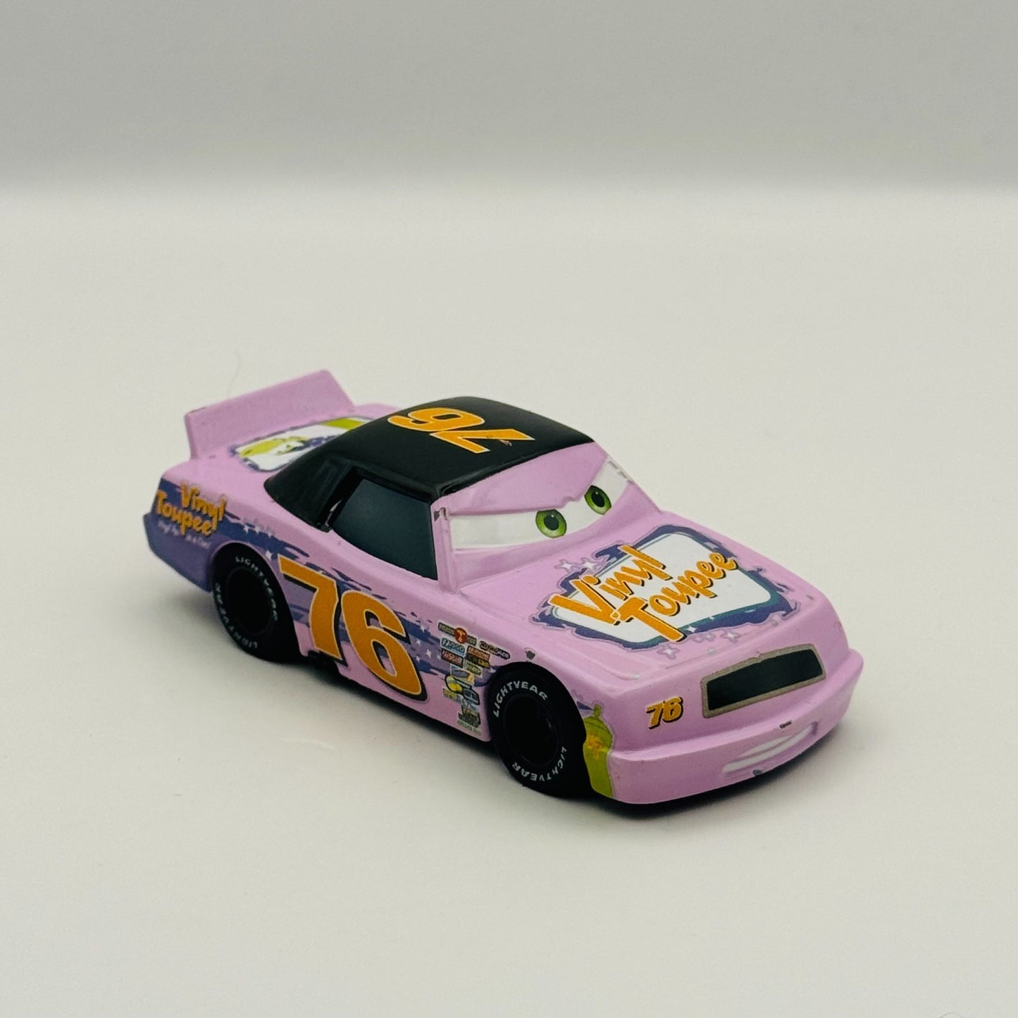 Disney Pixar Cars - VINYL TOUPEE CRUSTY ROTOR Rubber Tires Piston - 1:55 Diecast