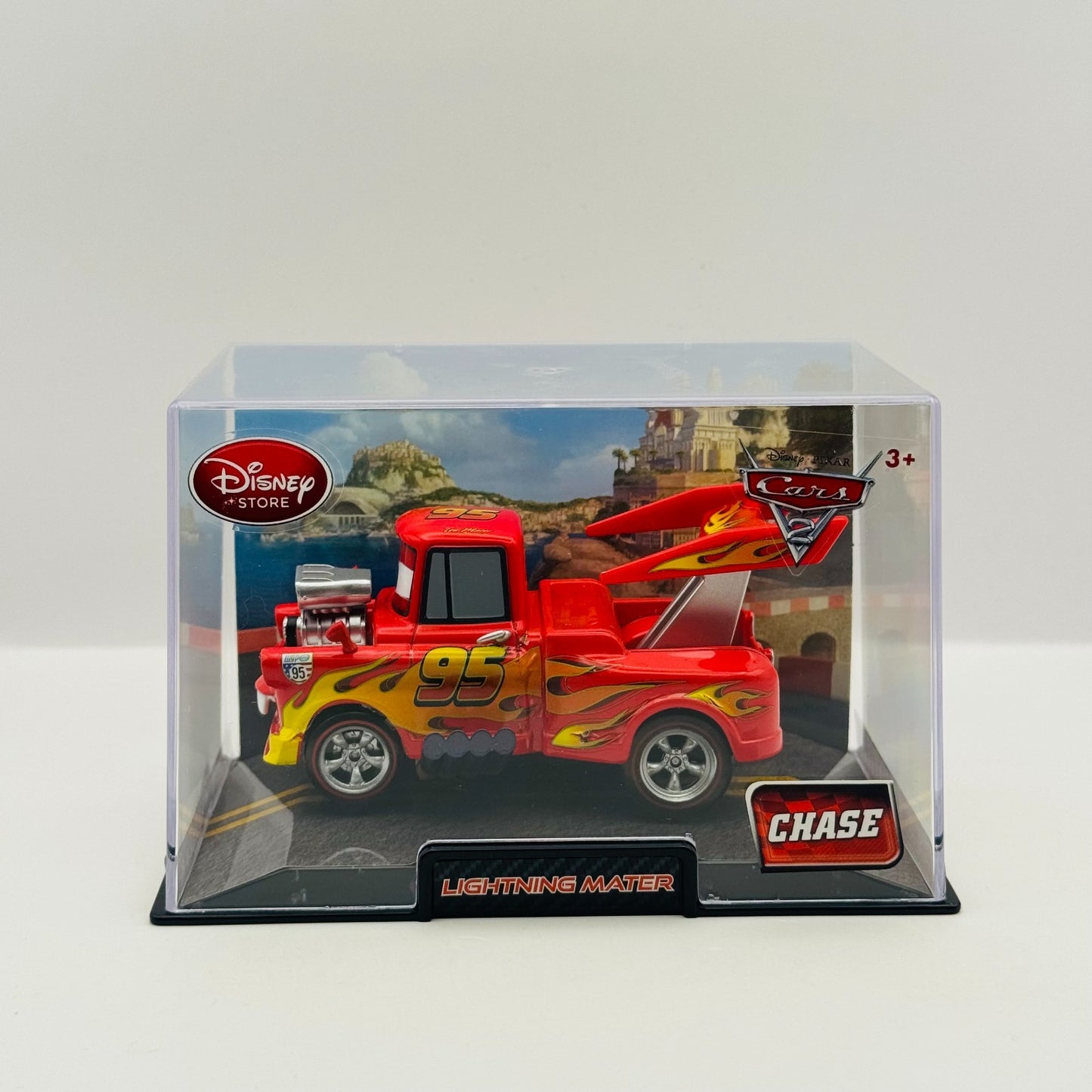 Disney Pixar Cars - MCQUEEN HOT ROD LIGHTNING MATER Disney Store - 1:43 Diecast