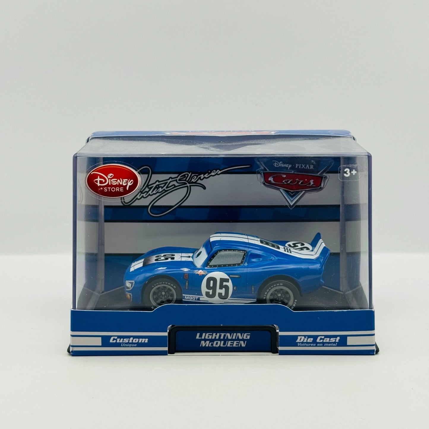 Disney Pixar Cars - ARTIST SERIES MCQUEEN BOB PAULEY Disney Store - 1:43 Diecast