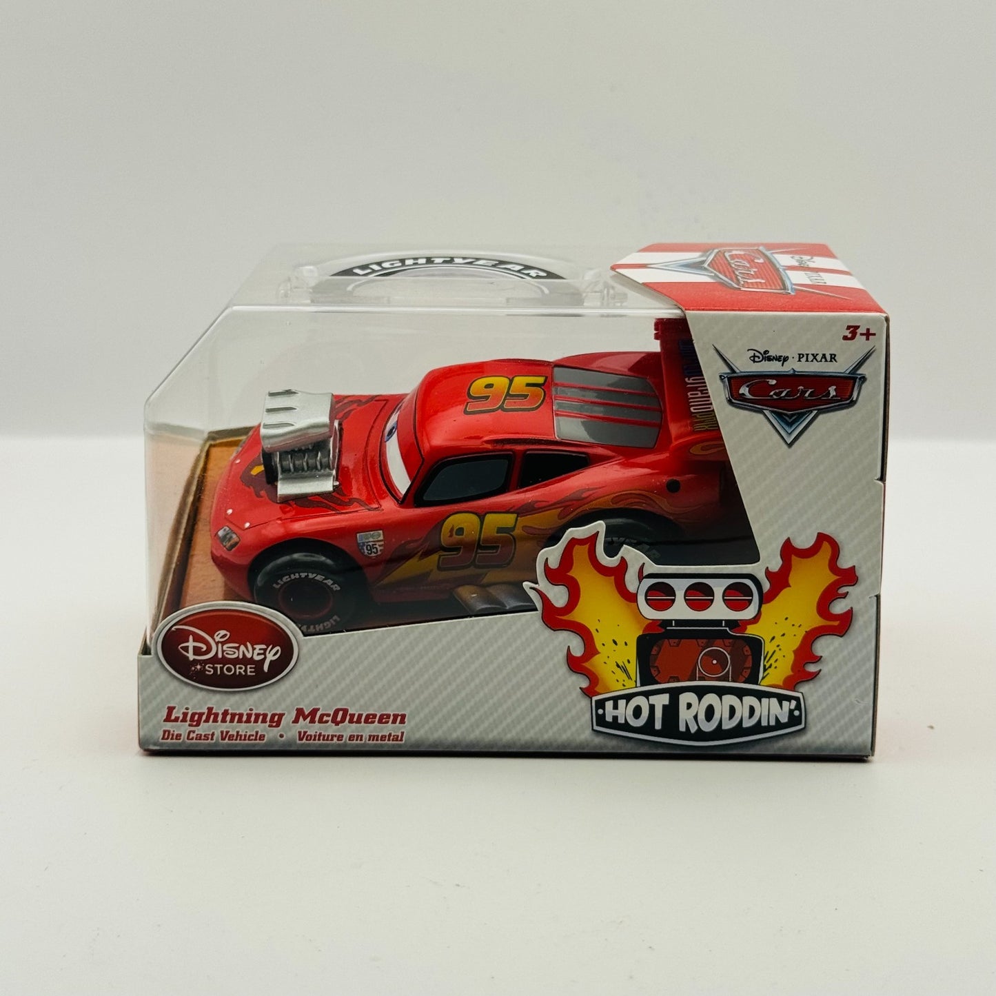 Disney Pixar Cars - HOT RODDIN' MCQUEEN Disney Store - 1:43 Diecast