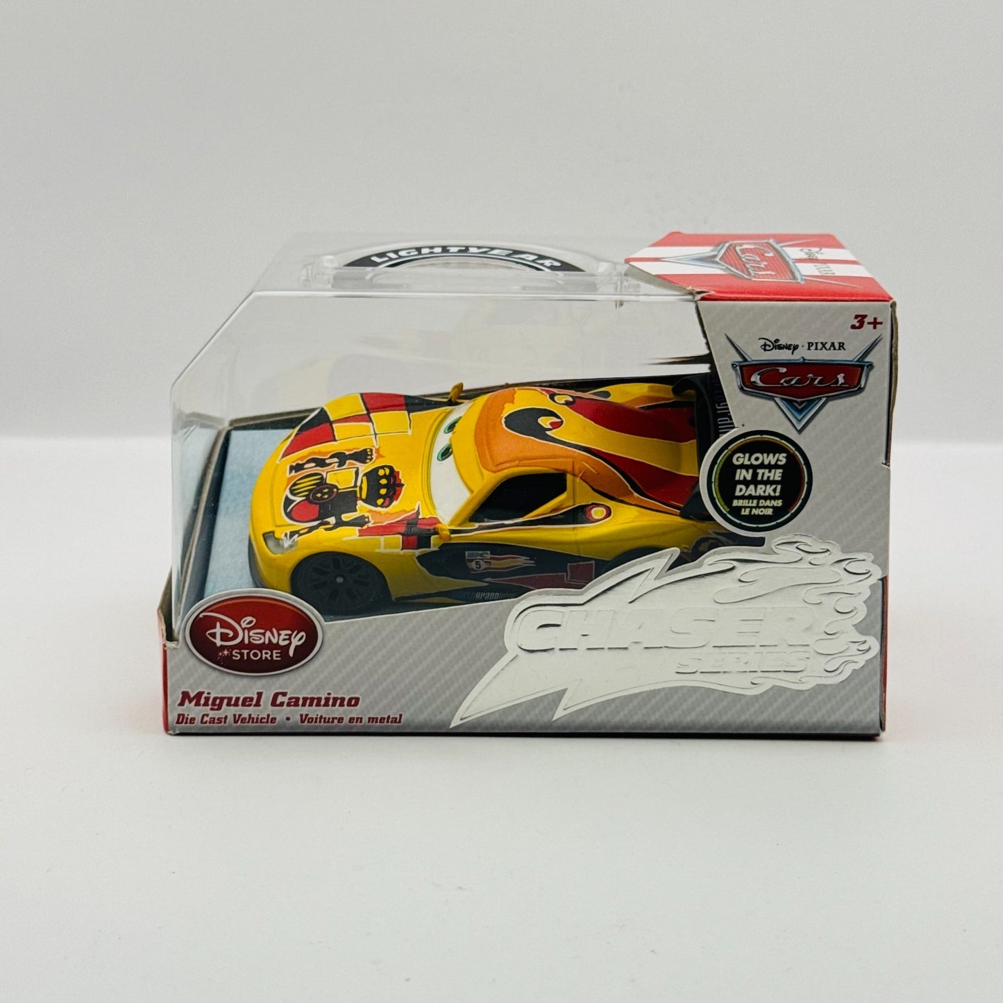 Disney Pixar Cars - NEON GLOW IN THE DARK MIGUEL Disney Store - 1:43 Diecast